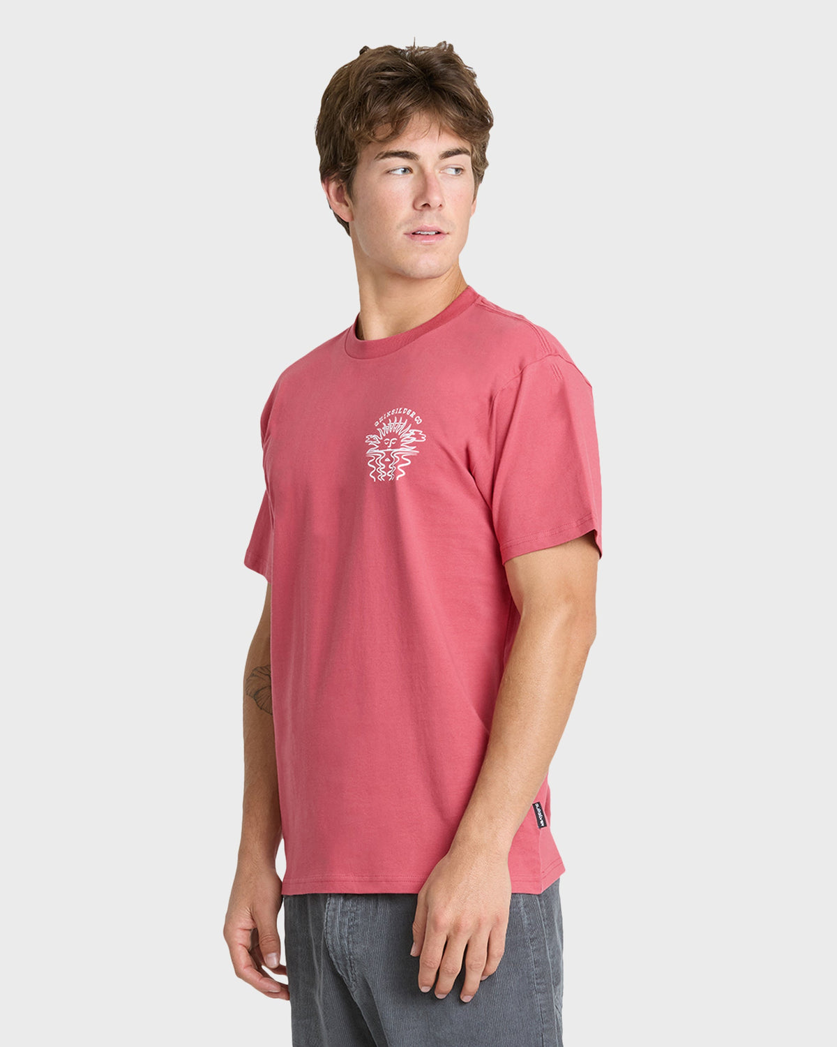 Quiksilver Sun Down SS Shirt Slate Rose L