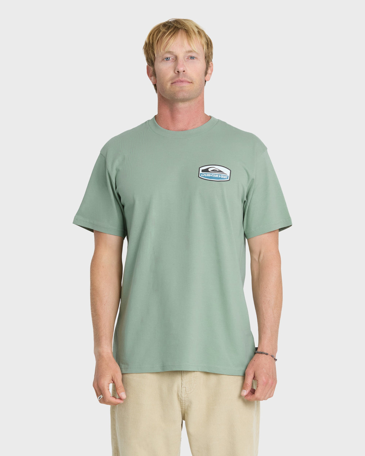 Quiksilver Shapers Crest SS Shirt Iceberg Green L