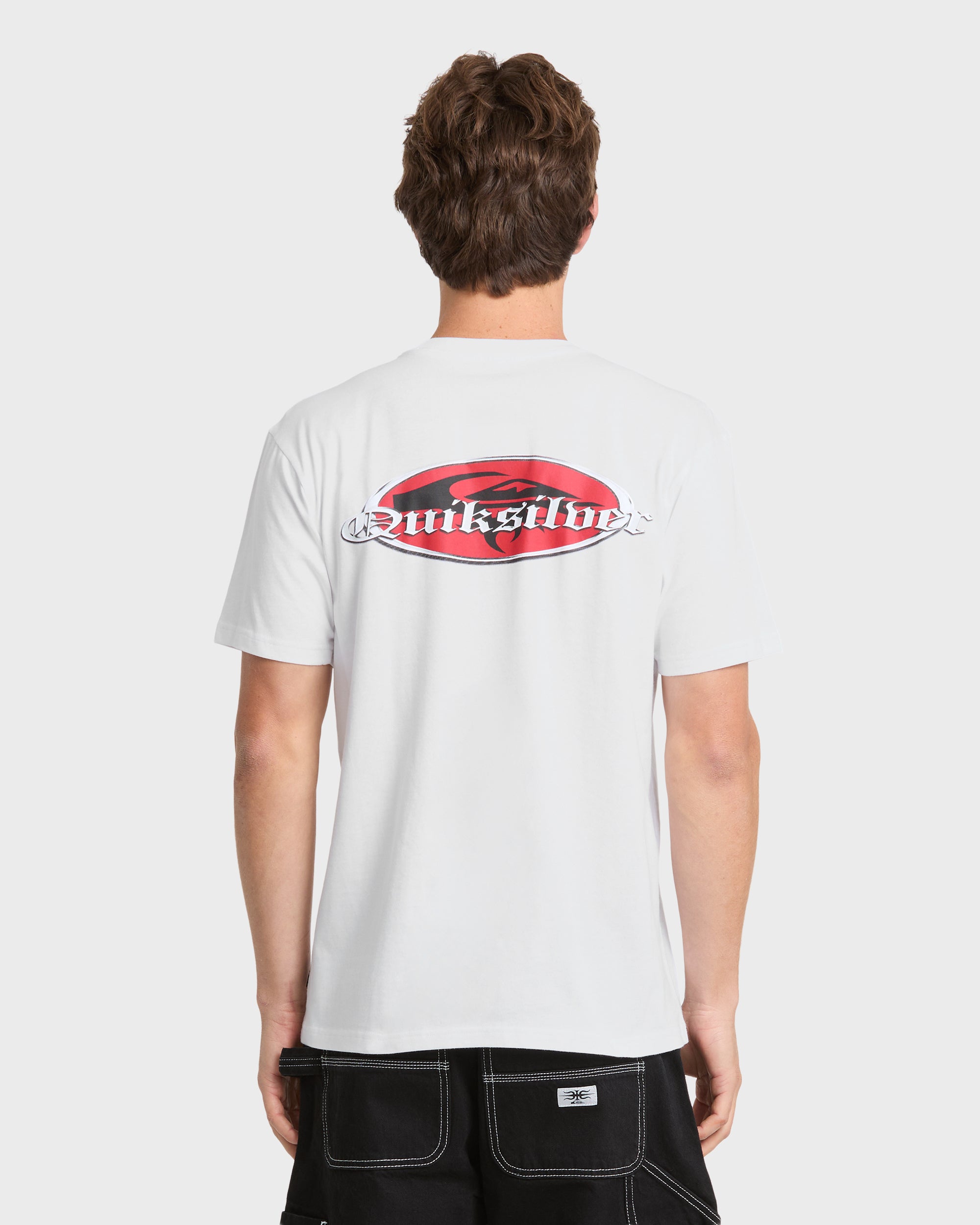 Quiksilver CHROME ENGLISH MT0 / WHITE / OPENSTOCK ALPHA MEN Shirt WHITE L