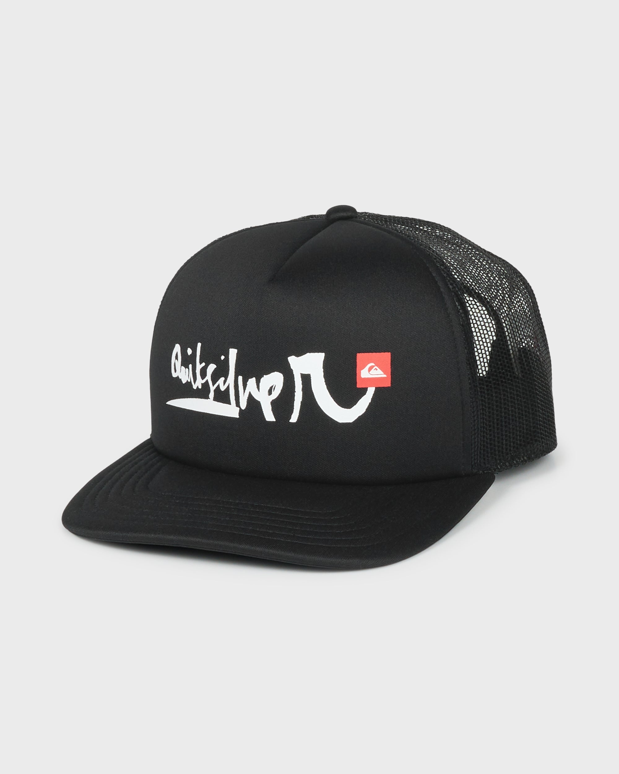 Quiksilver Foam Slayer Impaired Trucker Hat BLK OS