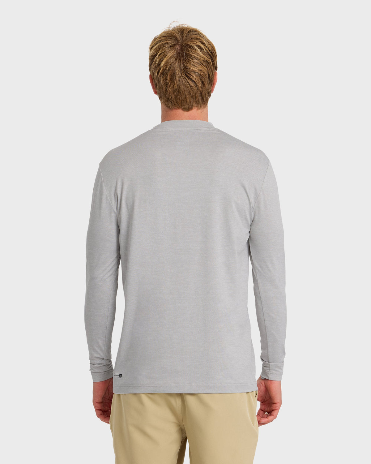 Quiksilver Everyday Surf LS Tee Light Grey Heather XL
