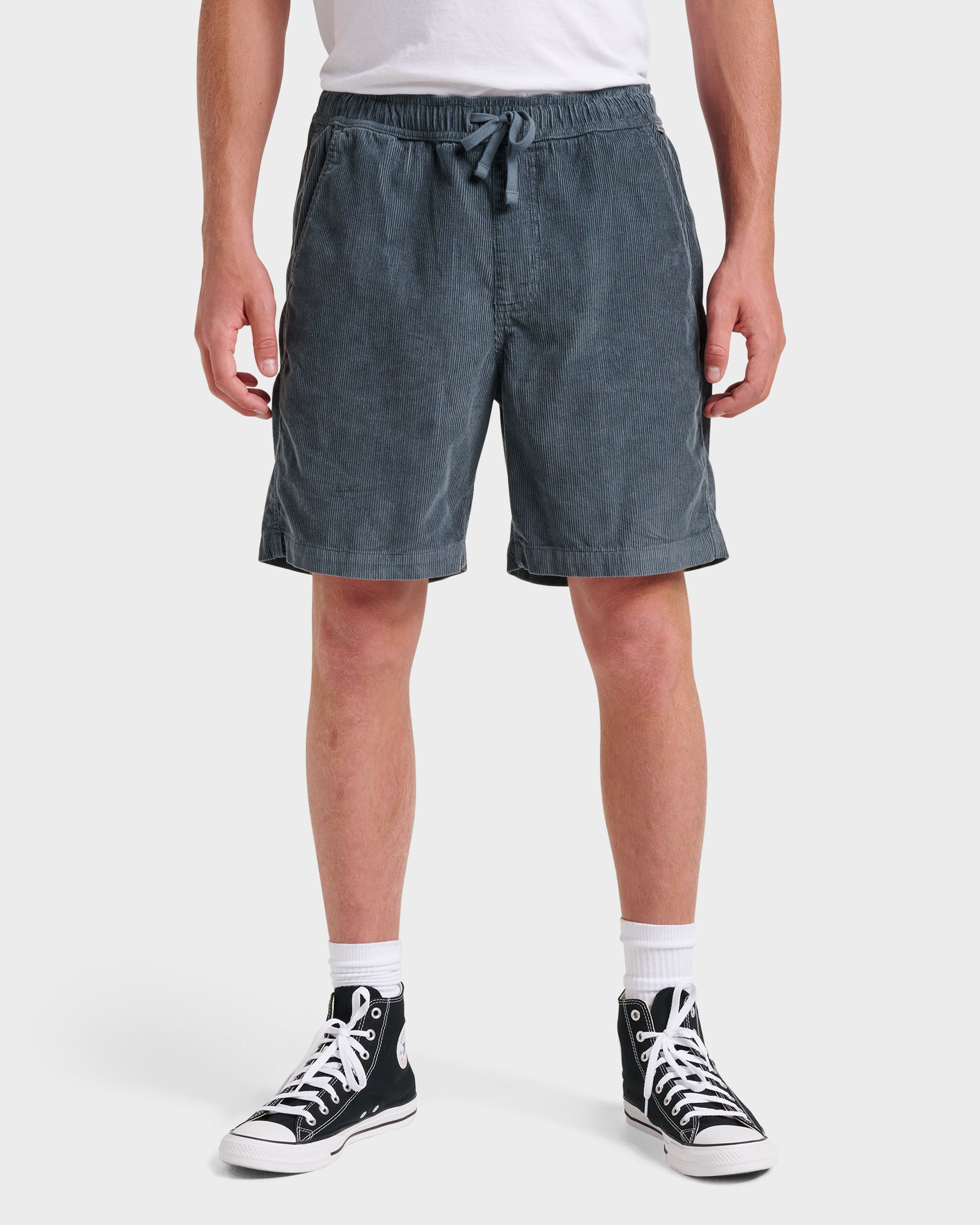 QUIKSILVER TAXER WS CORD FOG GRAY S
