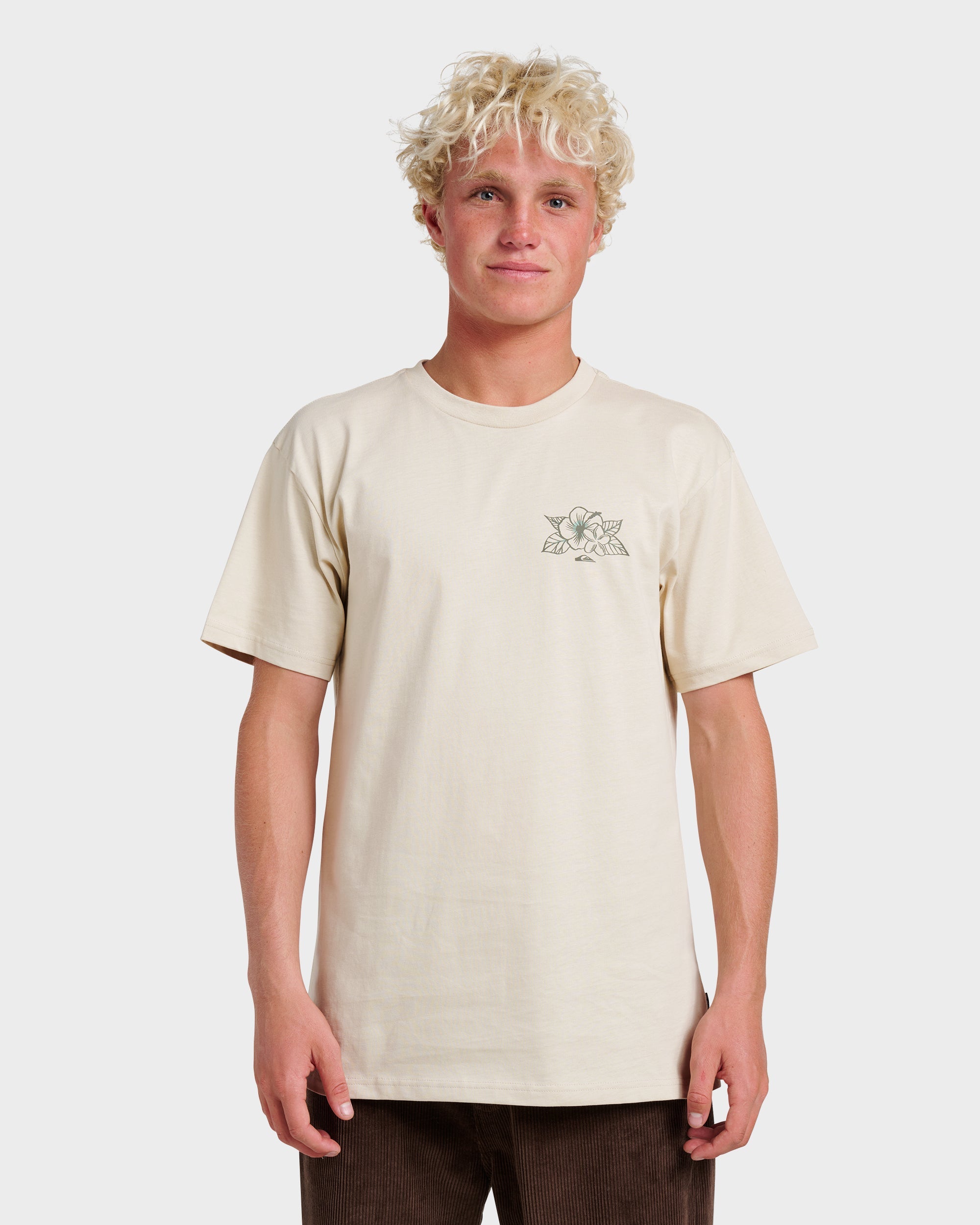 Quiksilver Floral Needs Classic T-shirt MST-Moonstruck XL