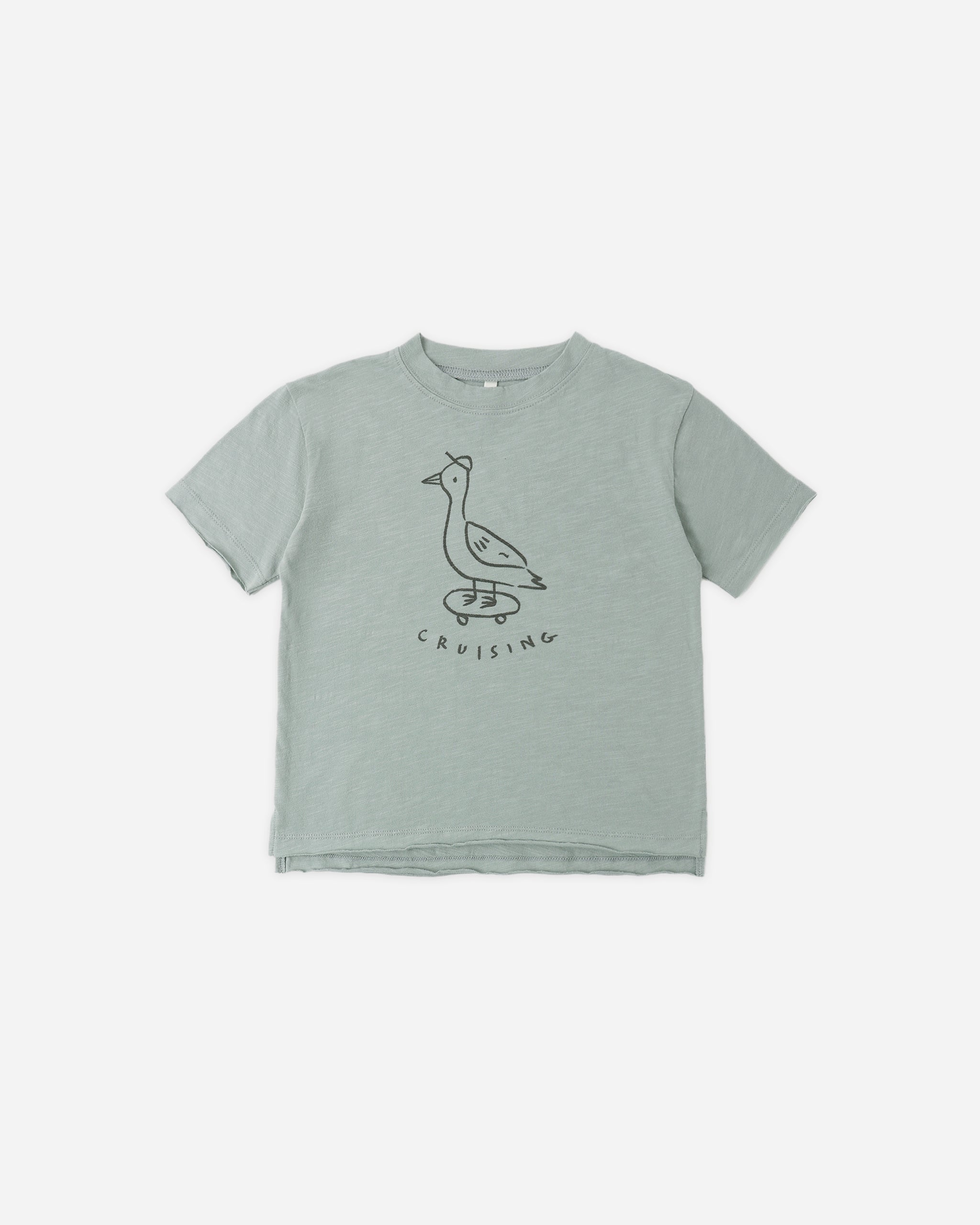 Rylee + Cru Raw Edge Tee || Cruising 4-5Y