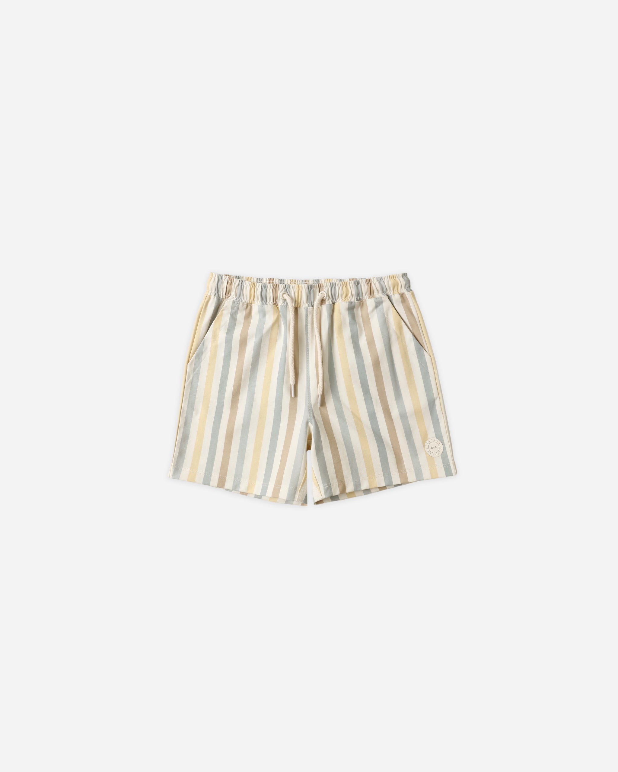 Rylee + Cru Boardshort || Valencia Stripe 6-7Y