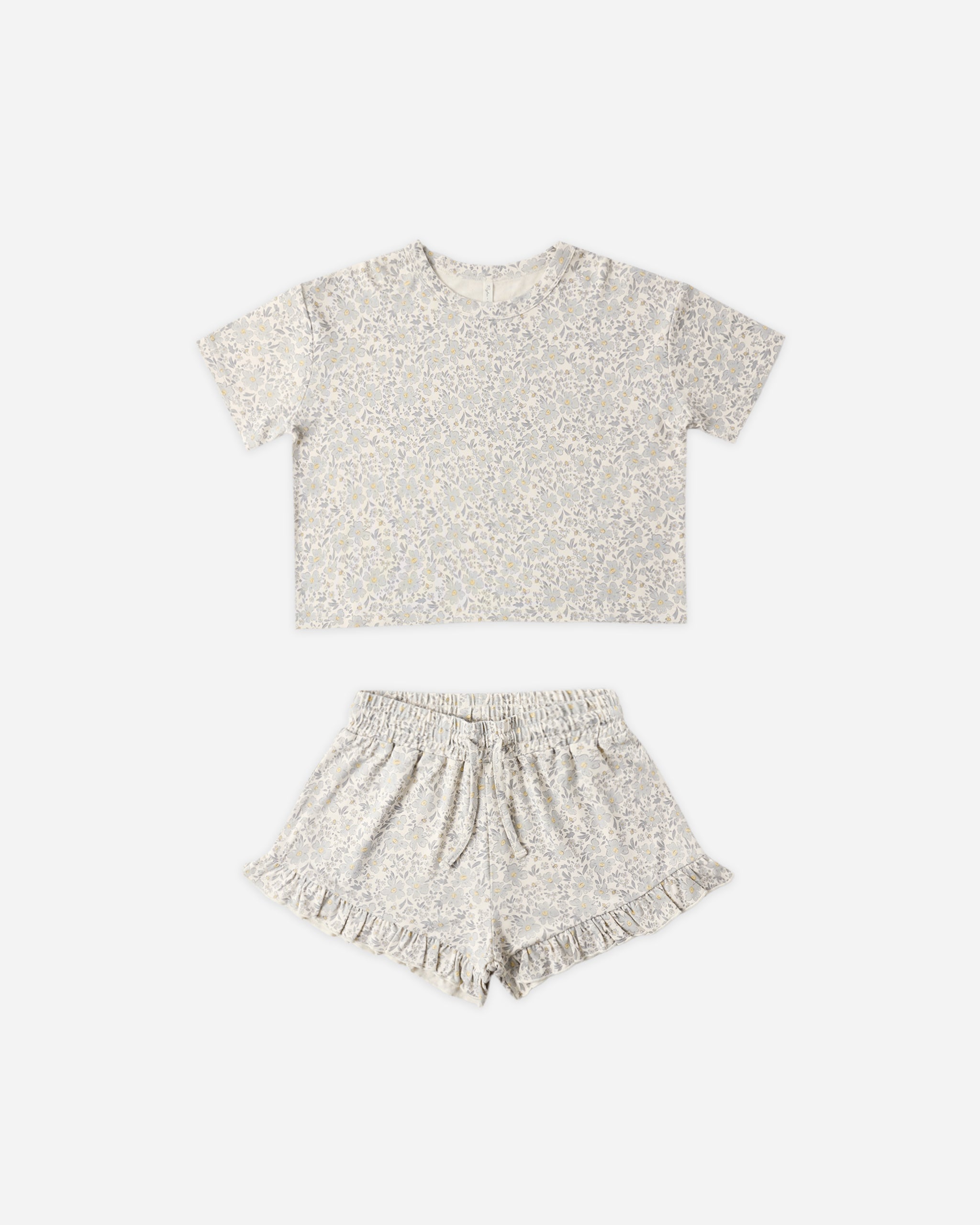 Rylee + Cru Mosie Set || Blue Meadow 12-18M