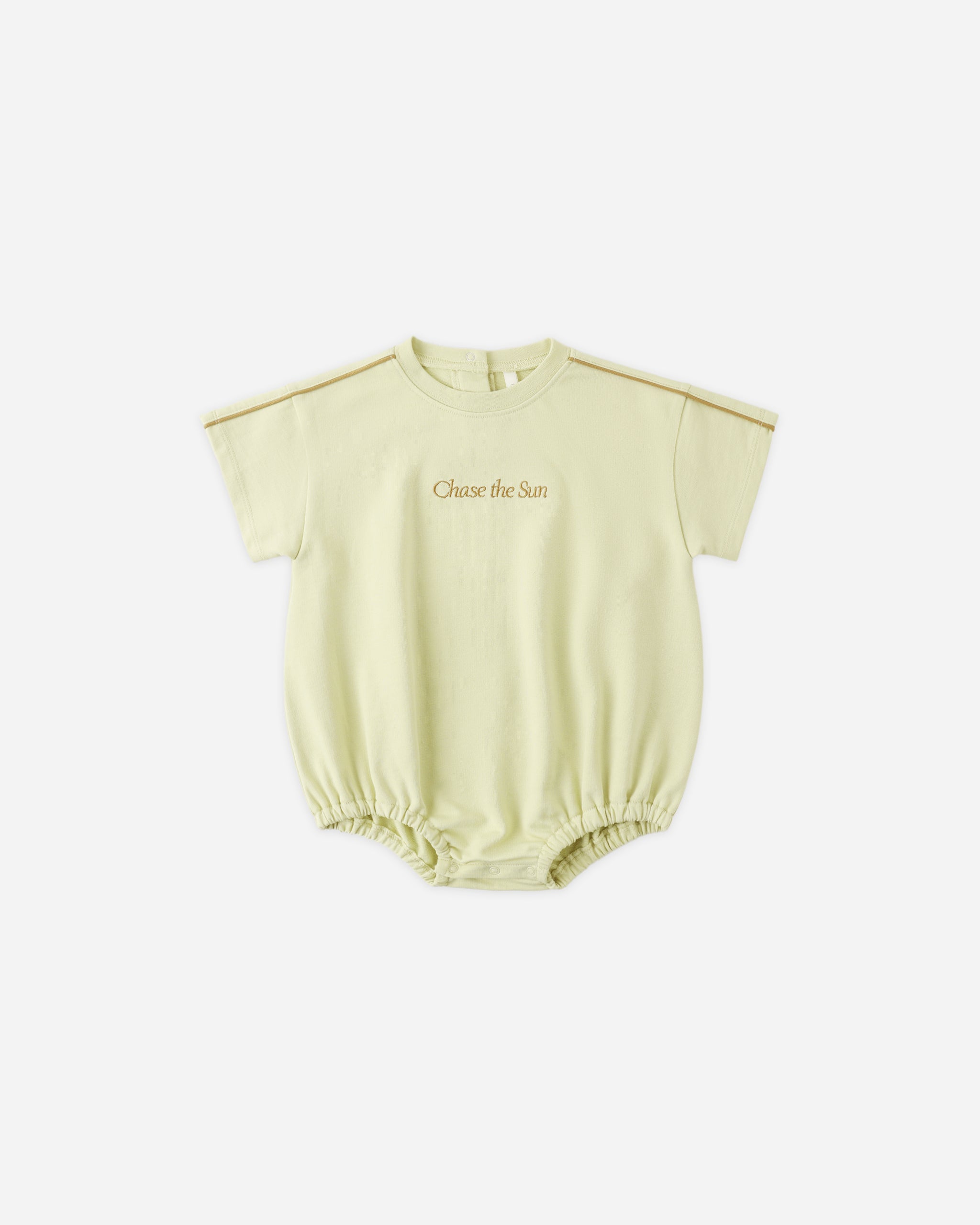 Rylee + Cru Crewneck Romper BubbleChasetheSun 0-3