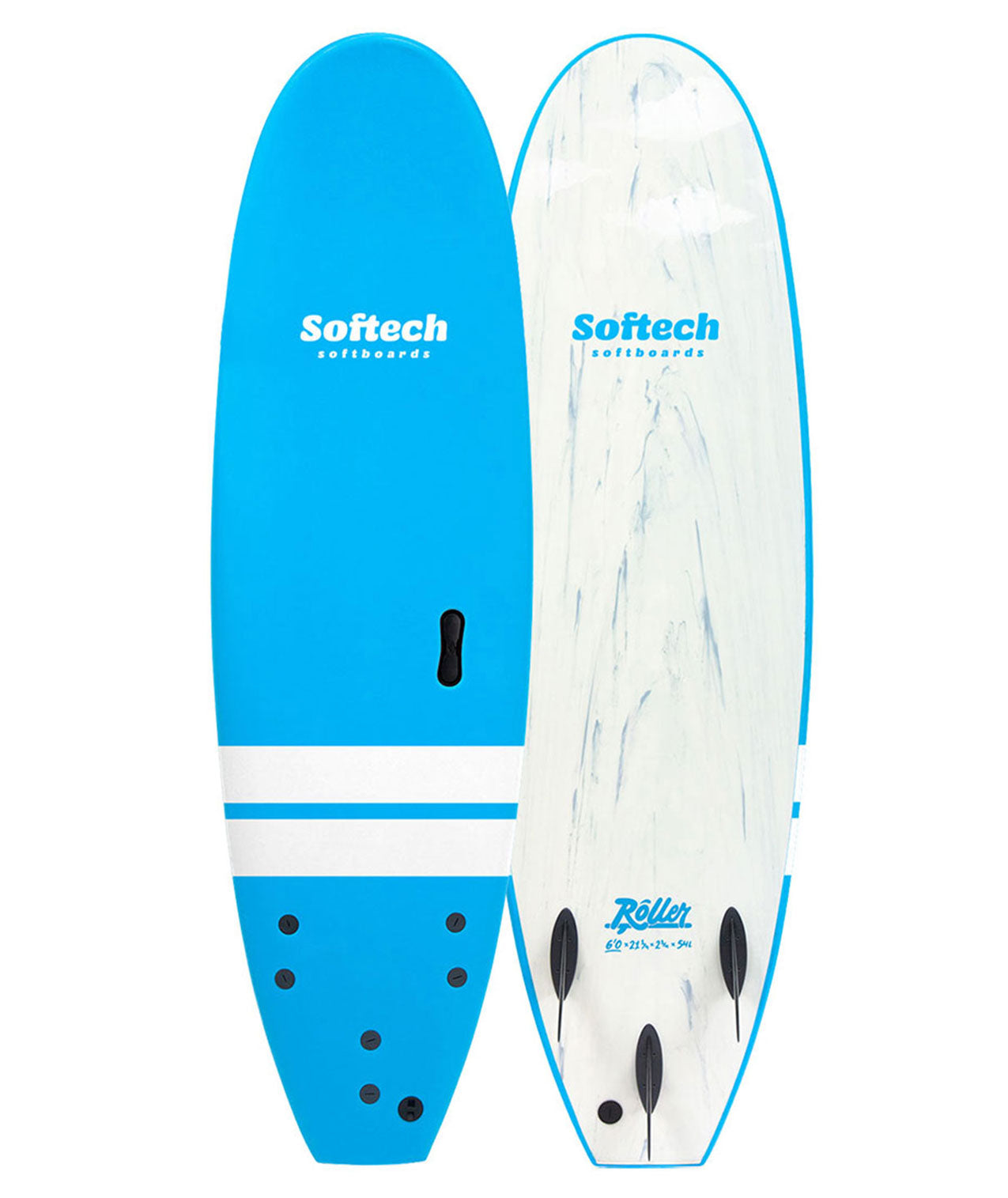 Softech Roller Soft Surfboard Blue 6ft0in