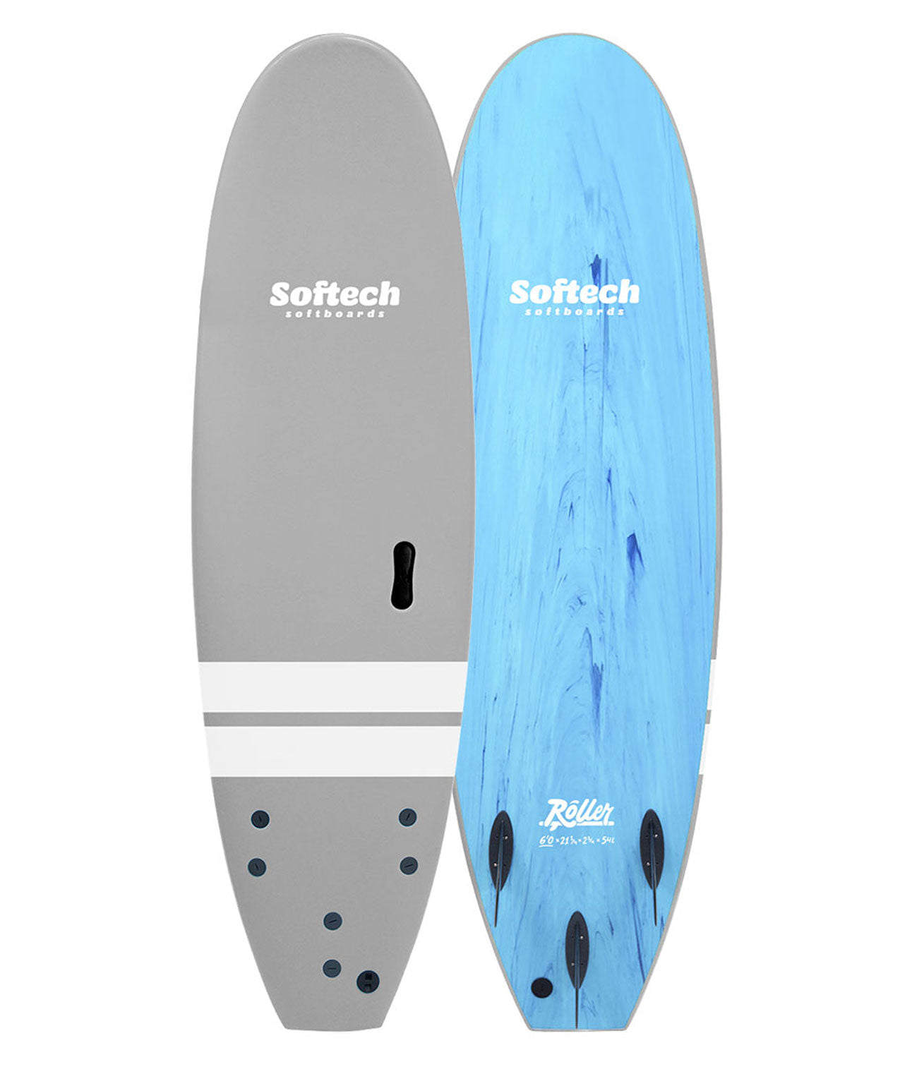 Softech Roller Soft Surfboard Blue 6ft0in