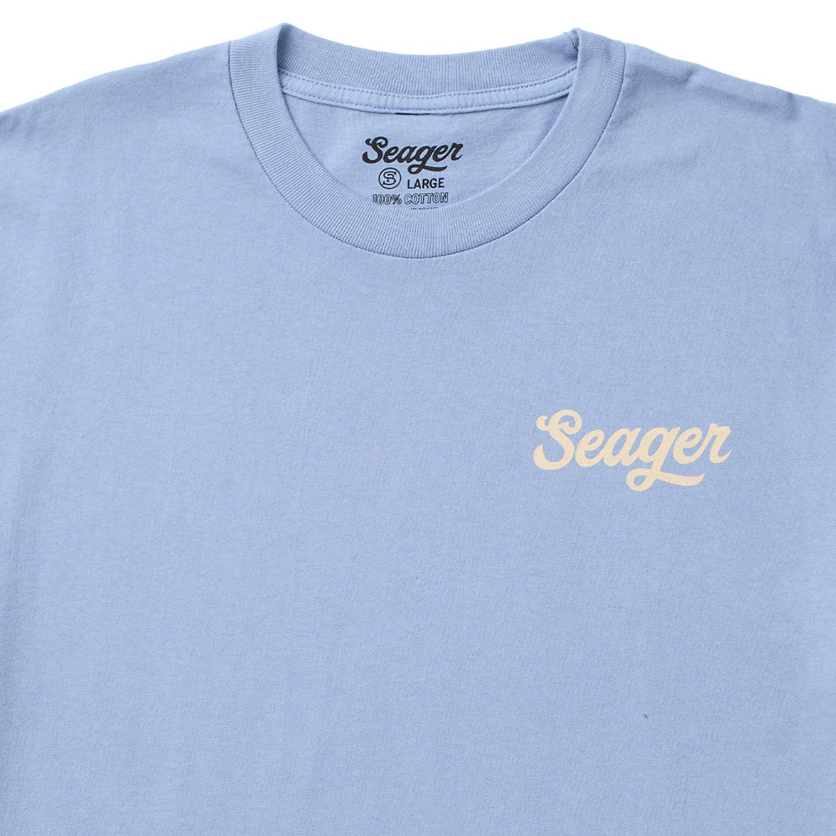 Seager Russ Tee Faded Denim S