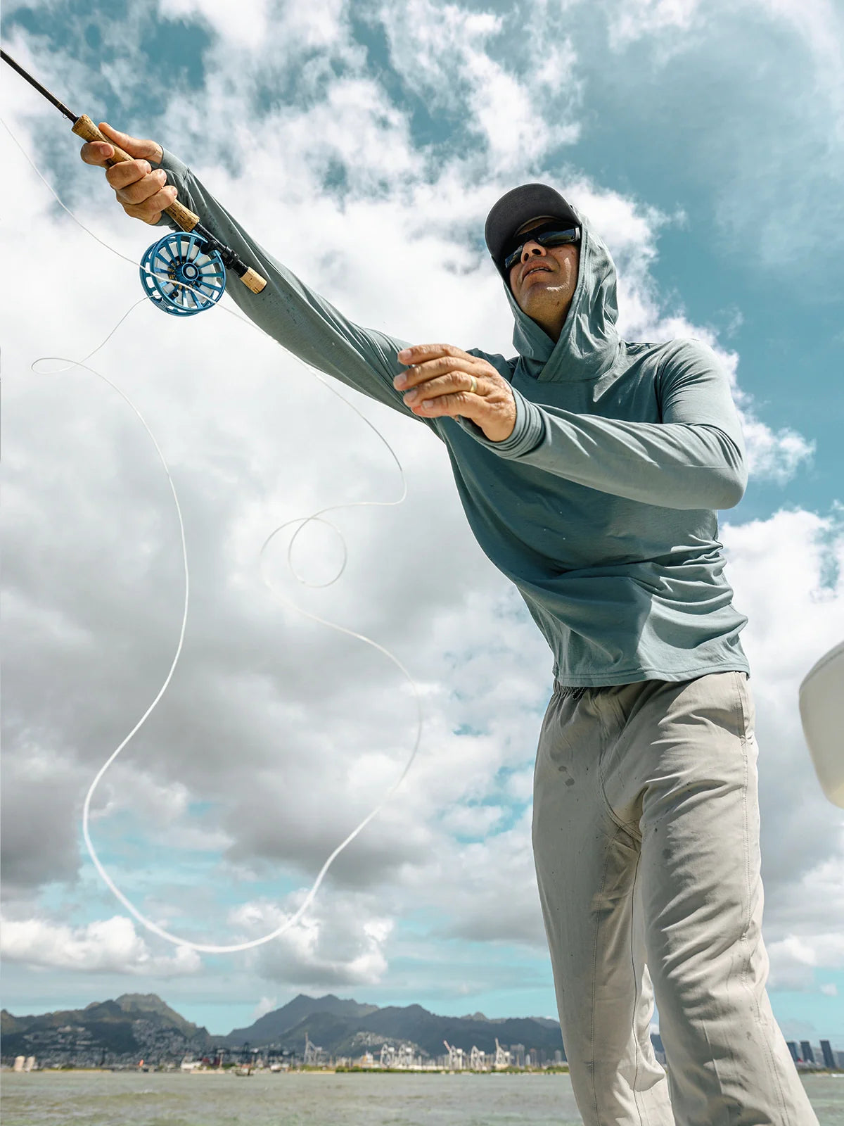 Free Fly Elevate Lightweight Hoodie Stormy XL