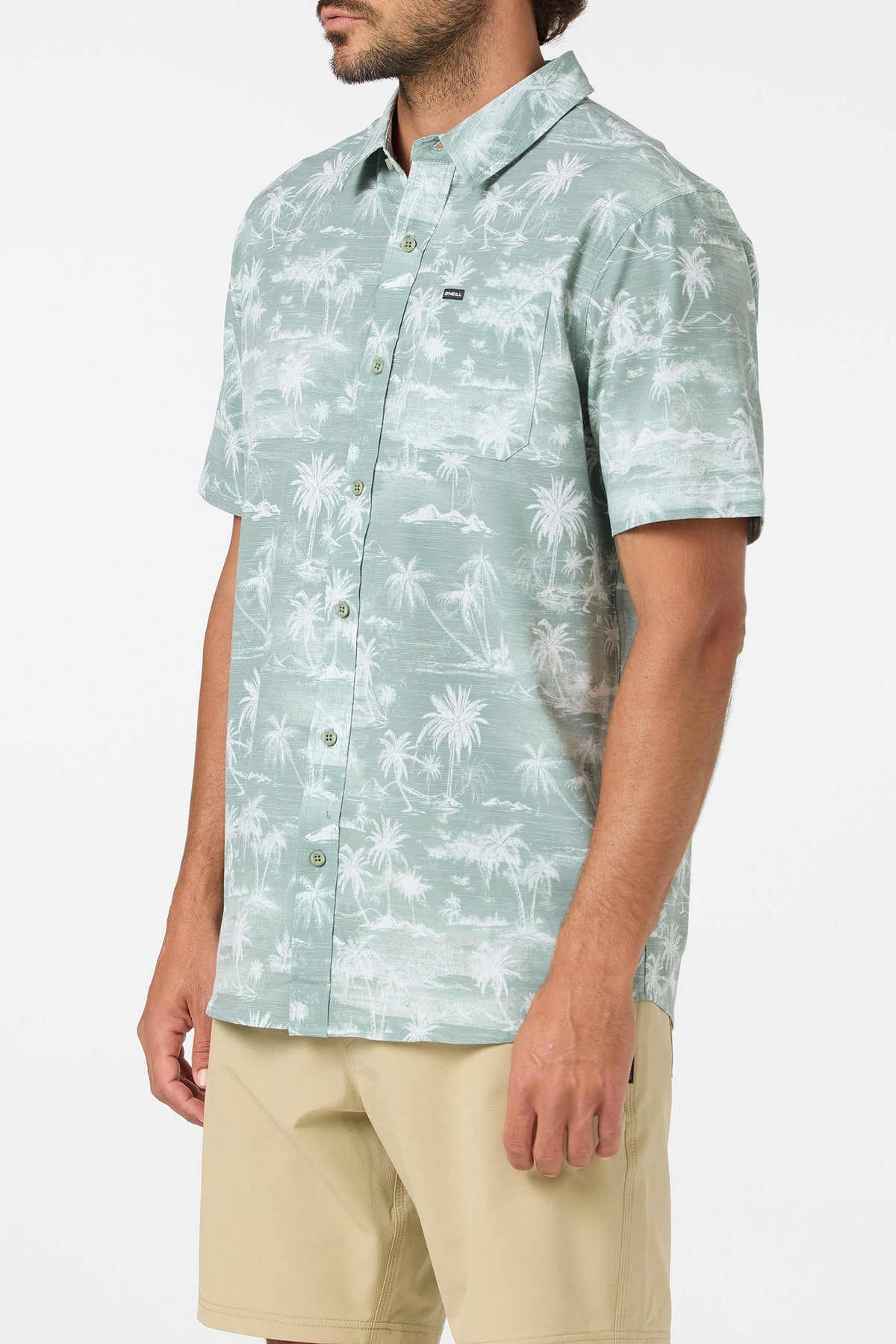 O'NEILL UPF SLUB RELAXED SS WVN SHIRT SGS XL
