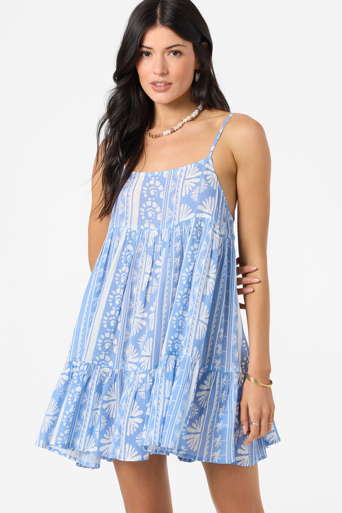 O'NEILL SWS RILEE PRINTED MINI COVERUP AZR XL