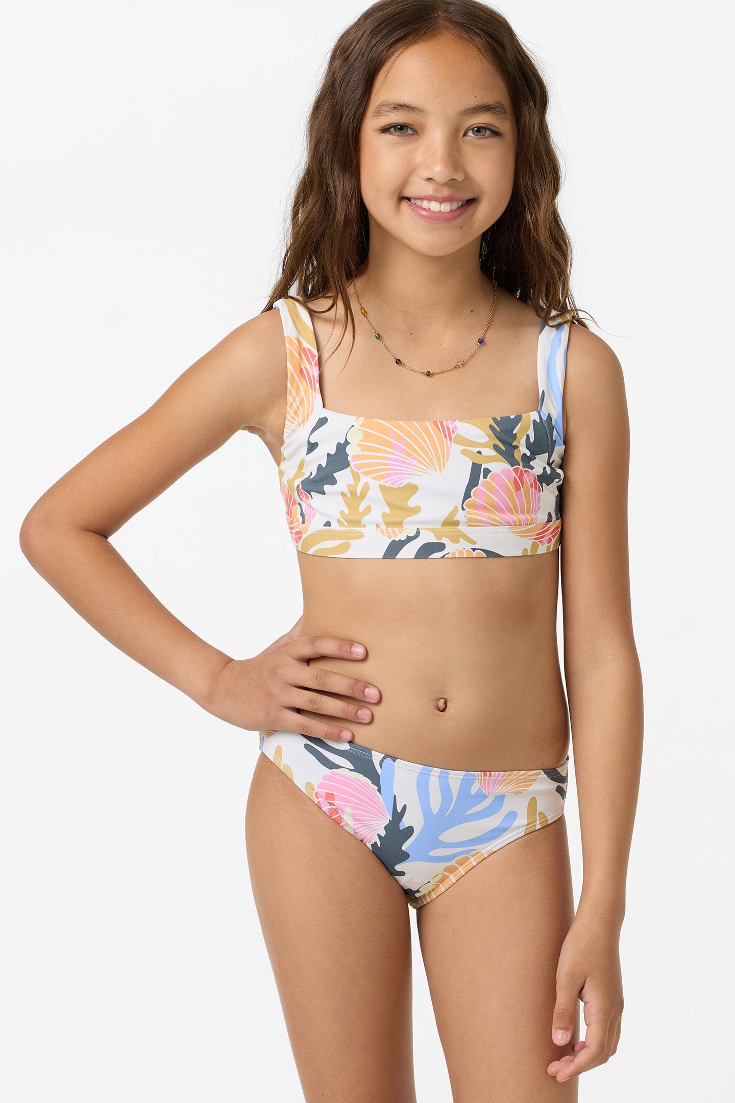 O'Neill Cora Geo Square Neck Tank Set Multi 7