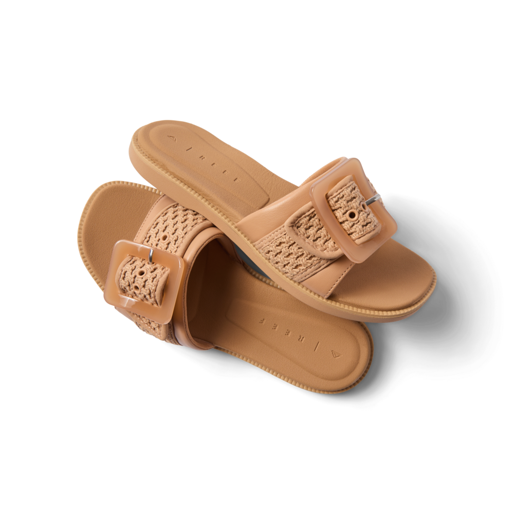 Reef Sunny Emma Womens Sandal Natural Textile 9