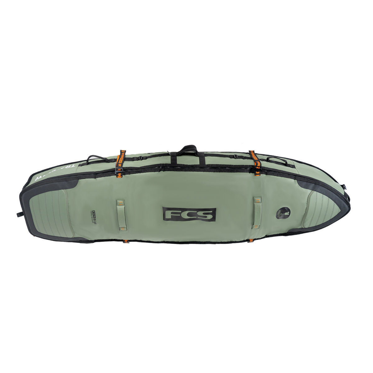 FCS Travel 3W Wheelie Shortboard-Fish Boardbag Alpine 7ft6in