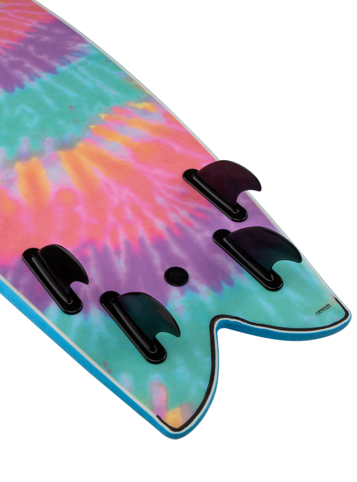 Wave Bandit Retro Fish Soft Surfboard BenGravy26 5ft8in Quad-Fin