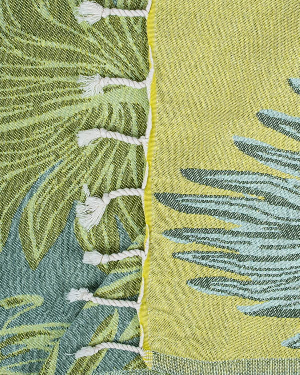 Sand Cloud Turkish Beach Towel Agave Lime Regular