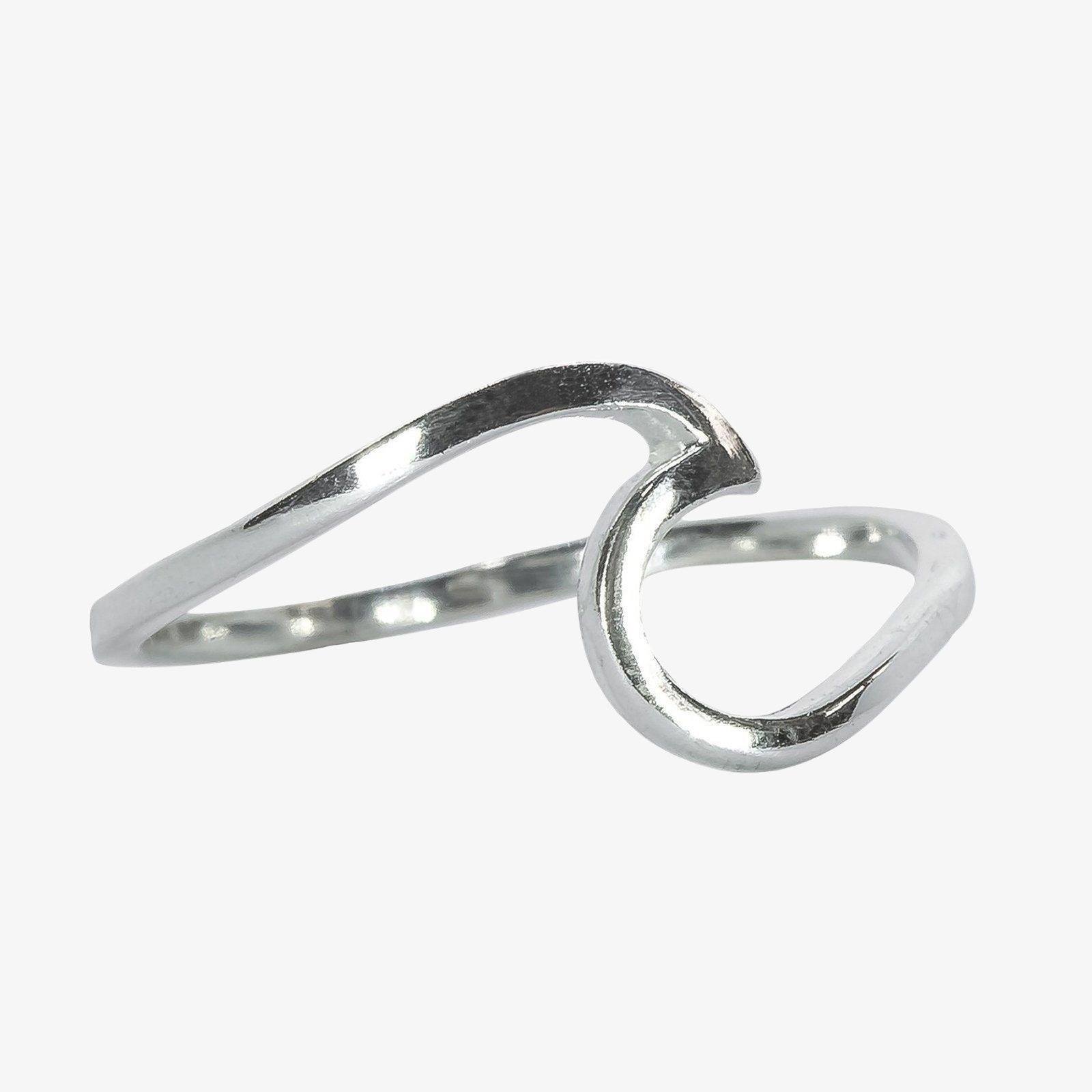 Puravida Wave Ring Silver 5