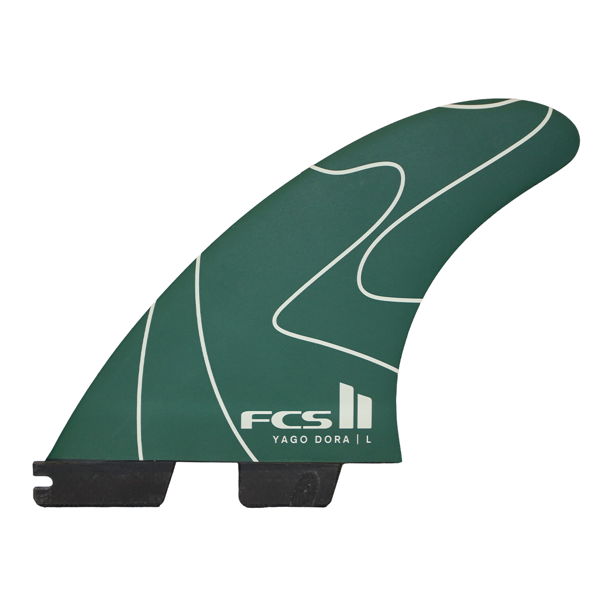 FCS 2 Yago Dora PC Tri Fins Pulse Green L
