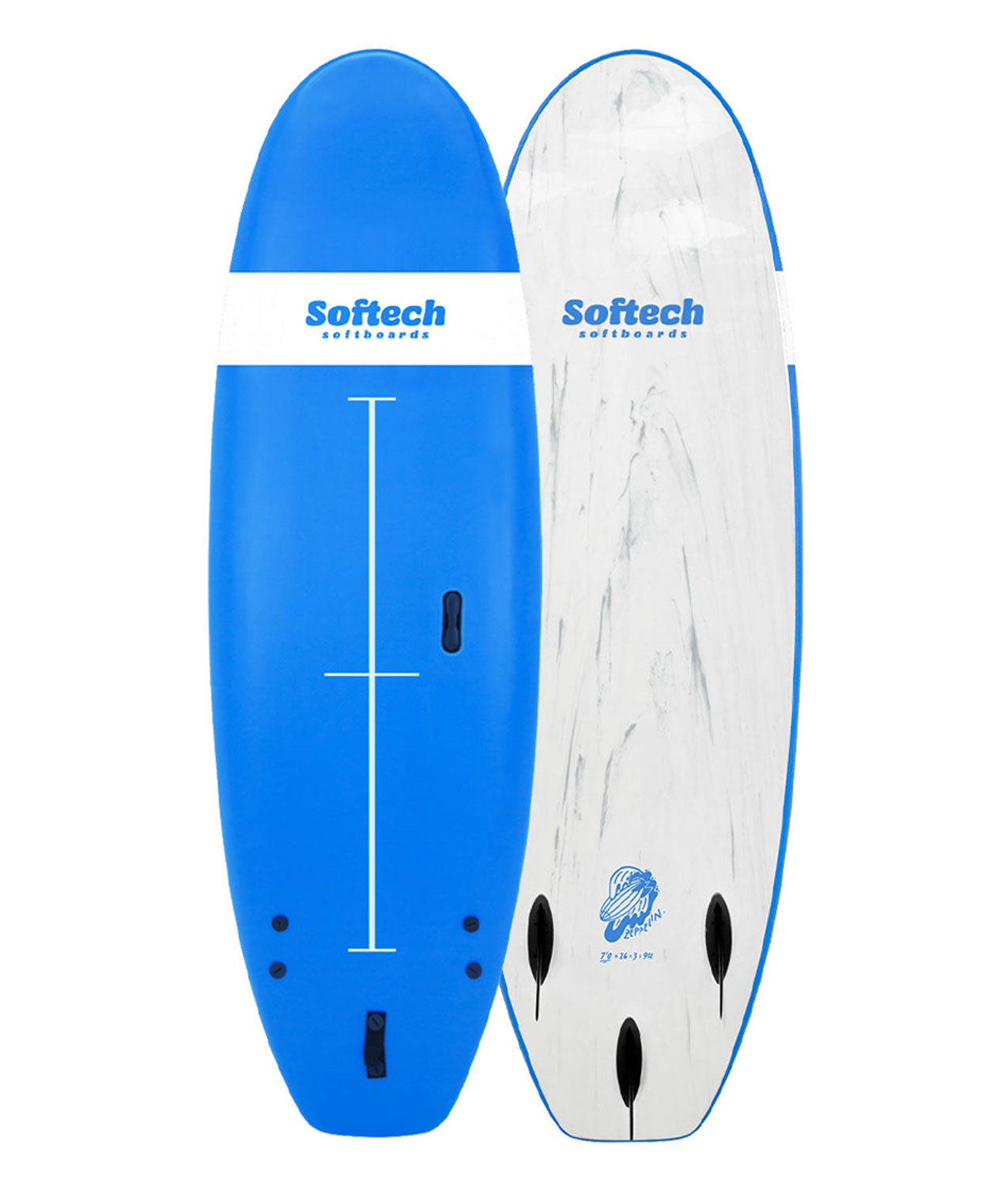 Softech Zeppelin Softboard 8ft0in Blue