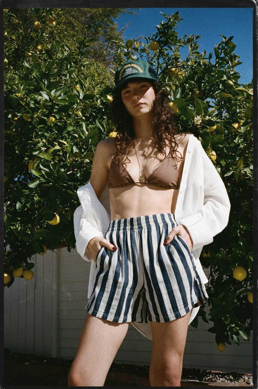 Brixton Mykonos Stripe Boxer Short DEPSE M