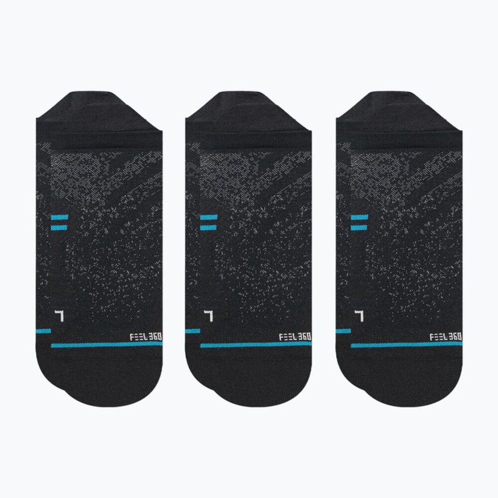 STANCE RUN UL TAB 3 PACK BLK-BLACK L