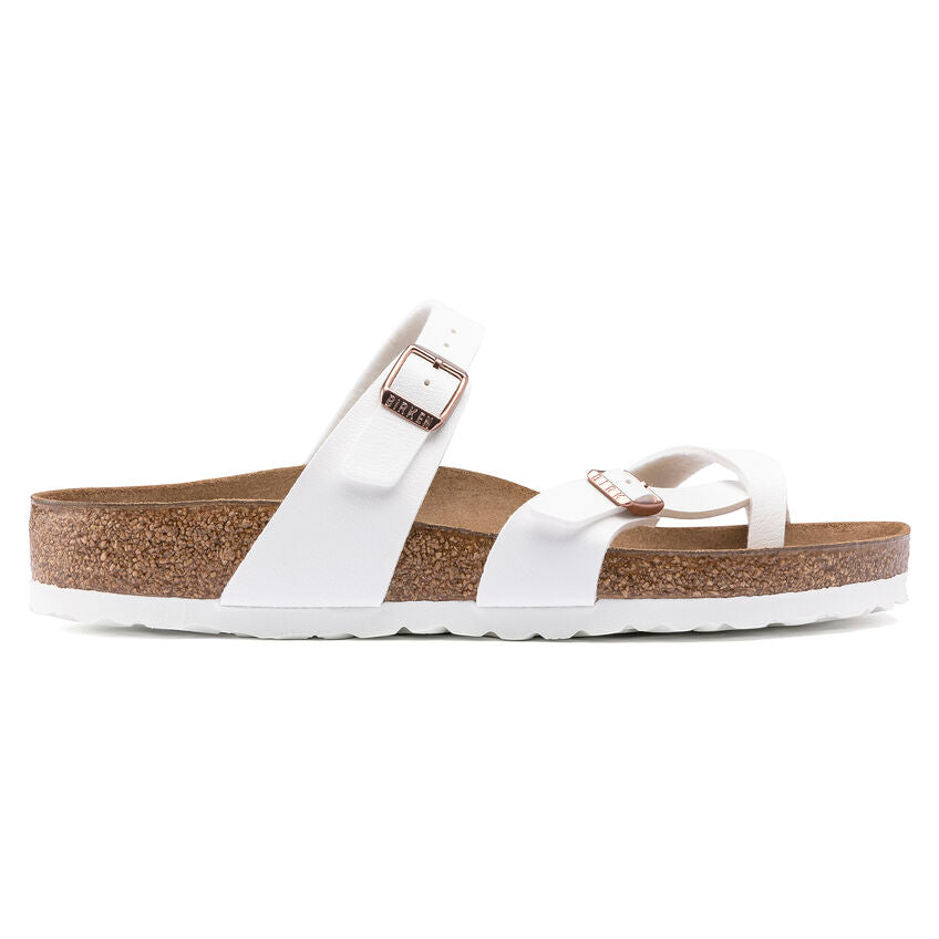 Birkenstock Mayari Womens Sandal Birko-Flor-White 5