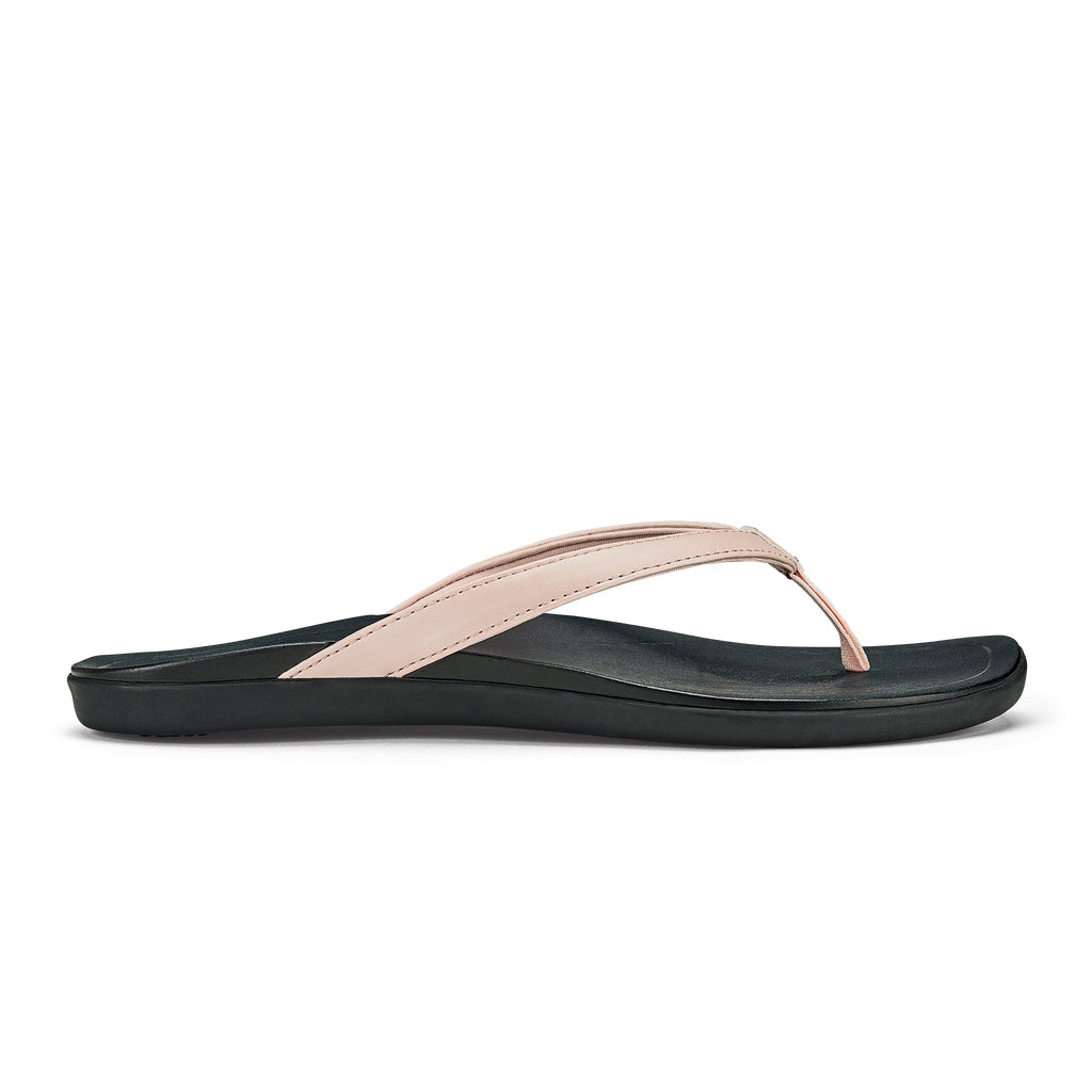 Olukai Ho Opio Womens Sandal 4FZP-Pink Sea Salt-Stripe 10