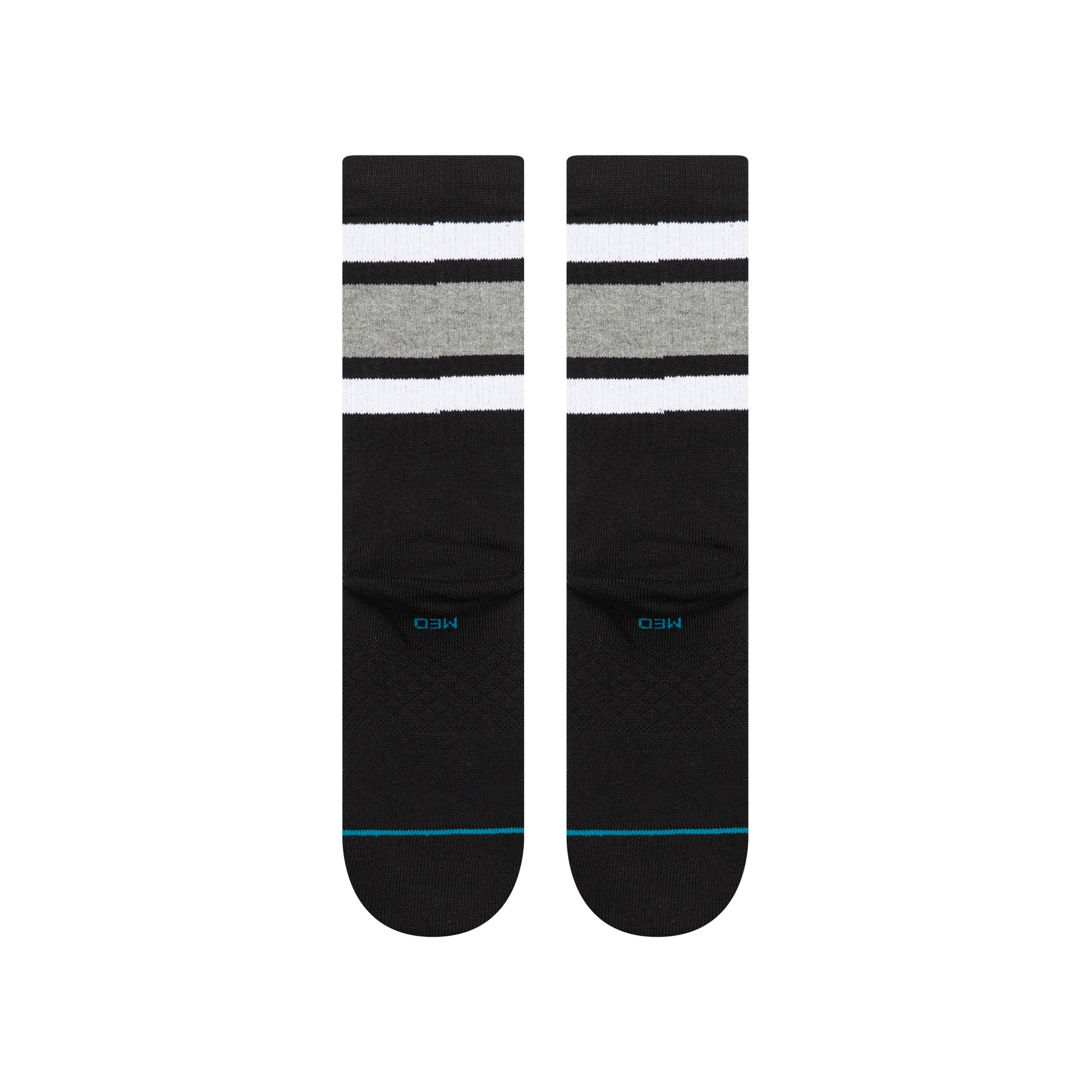 STANCE BOYD ST CREW SOCKS BLK-BLACK XL