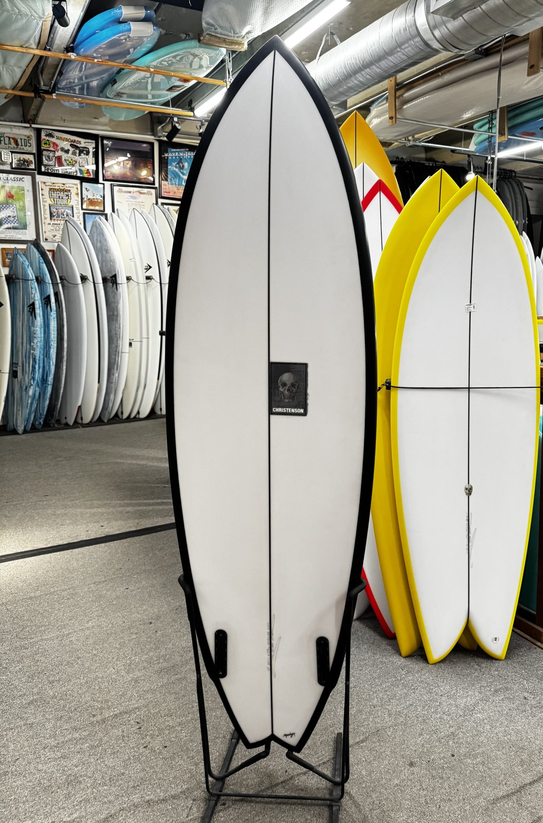 Christenson Surfboards Lane Splitter BlackRails 6ft0in Futures