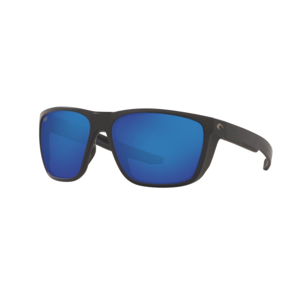 Costa Del Mar Ferg Polarized Sunglasses MatteBlack BlueMirror 580P