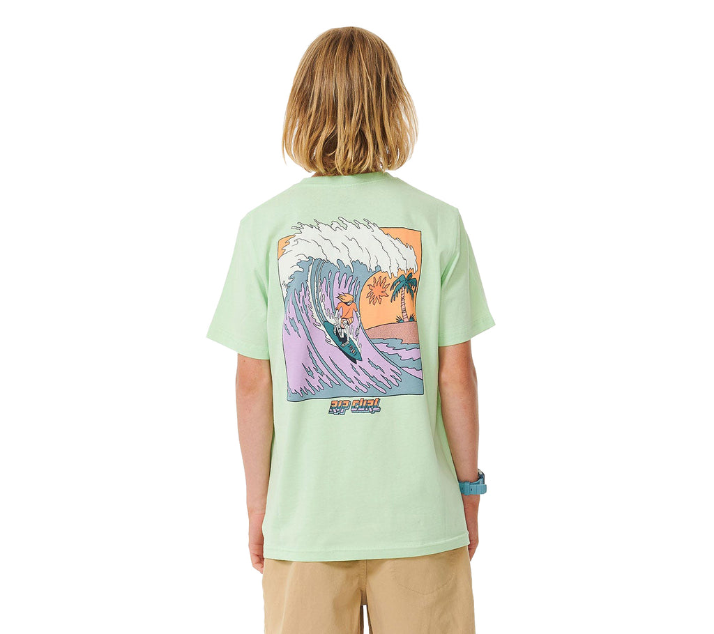 Rip Curl Death in Paradise Boys Tee 0912 PatinaGreen 14
