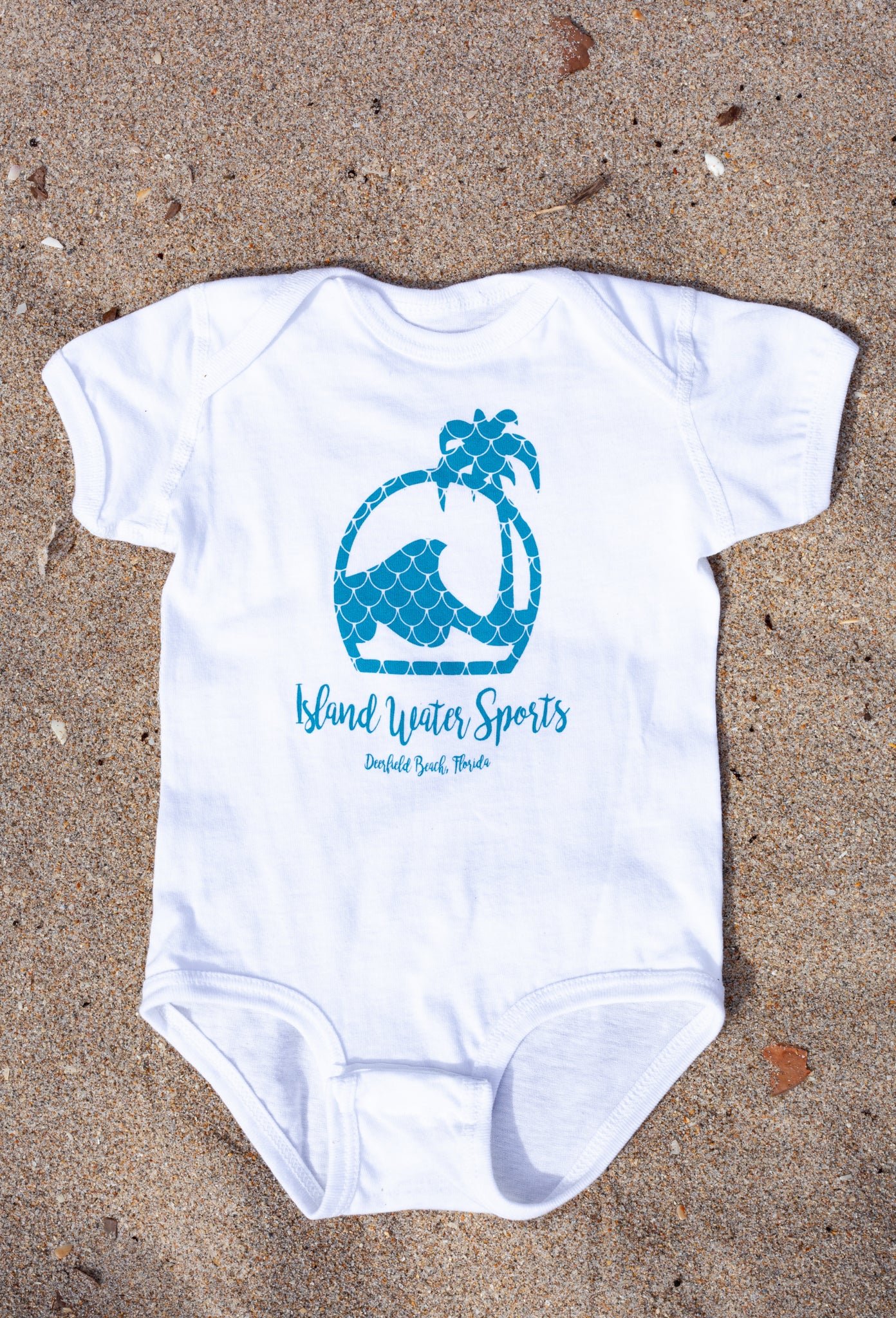 Island Water Sports Script DFB Baby Onesie