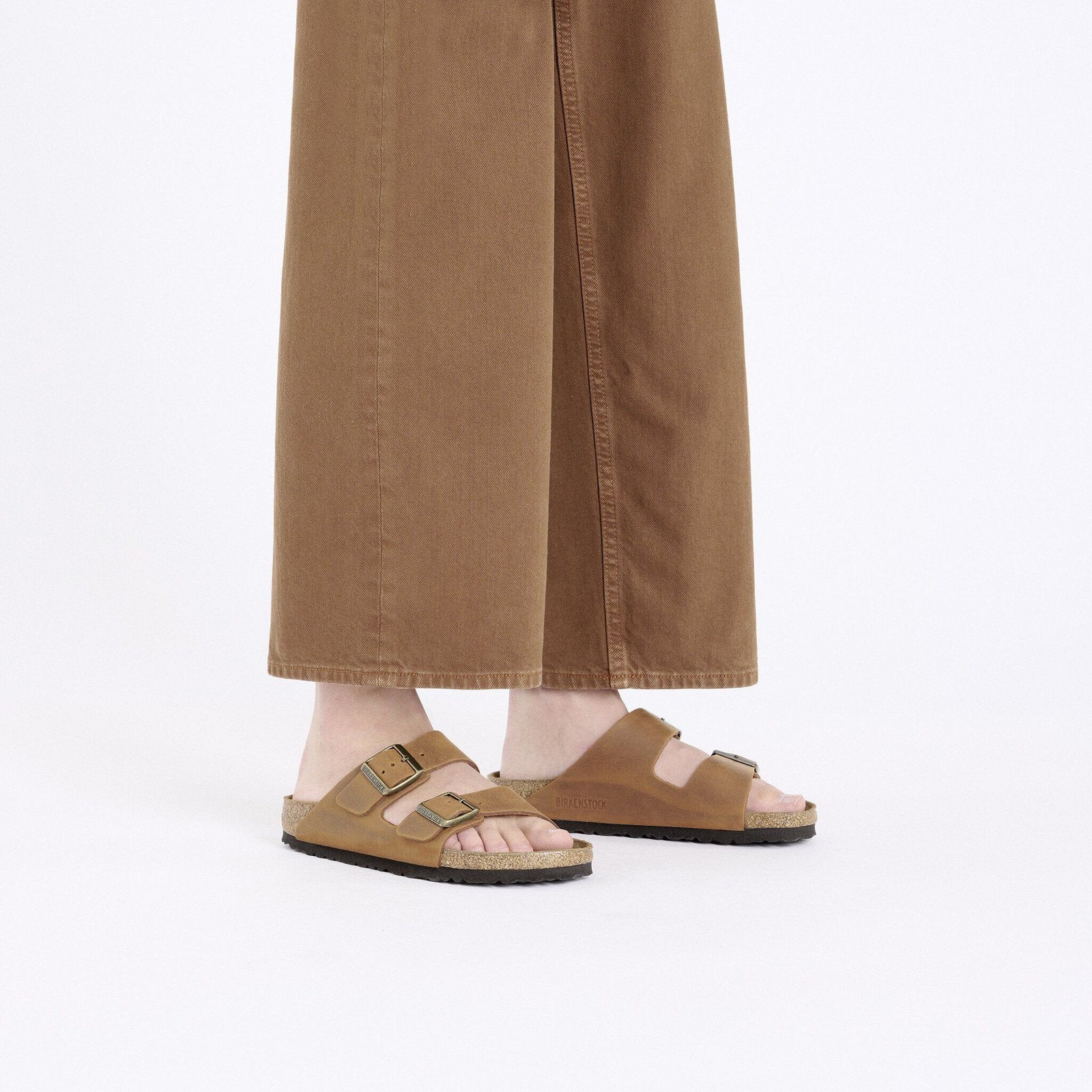 Birkenstock Arizona Mens Sandal Oiled Leather-Cognac 13