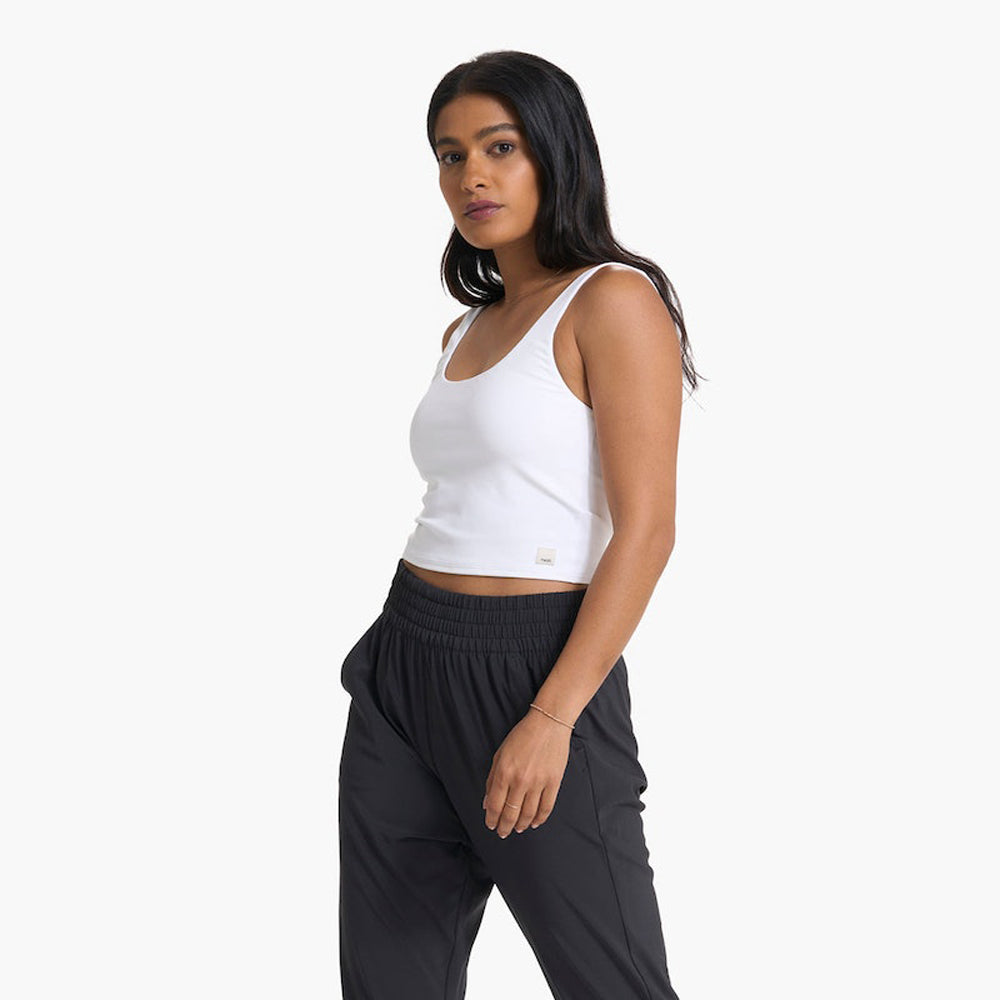 Vuori Daily Crop WHT-White L