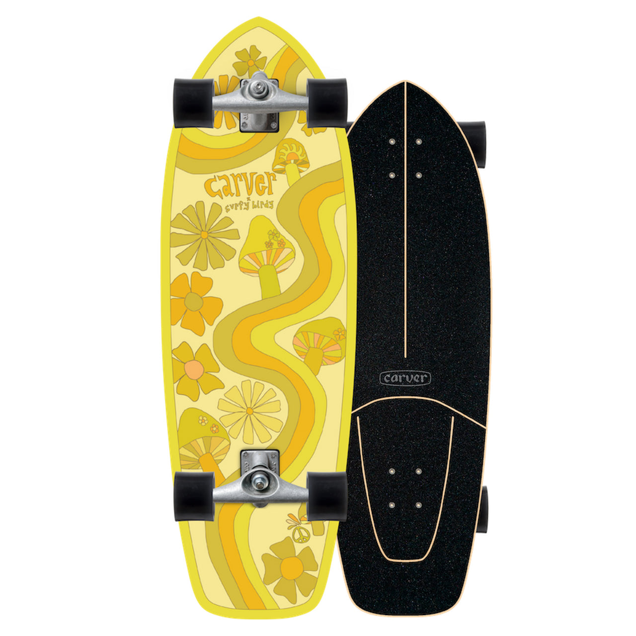 Carver Skateboards Trippie Hippie Complete Surfskate