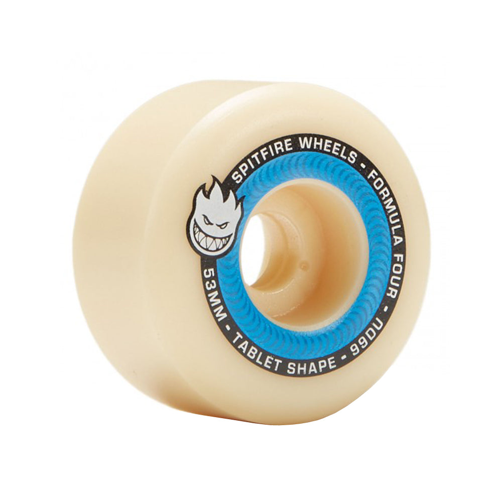 Spitfire F4 99 Tablets Wheels NAT/BLU 53mm