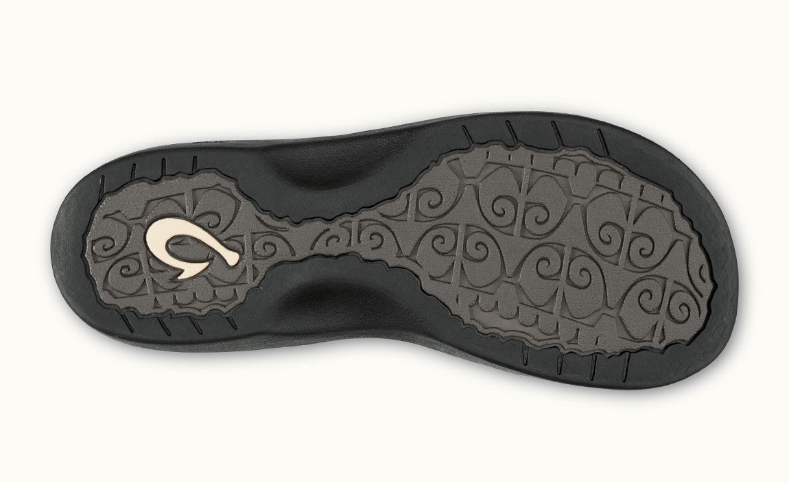 Olukai Ohana Womens Sandal 4R40-White-Black 5