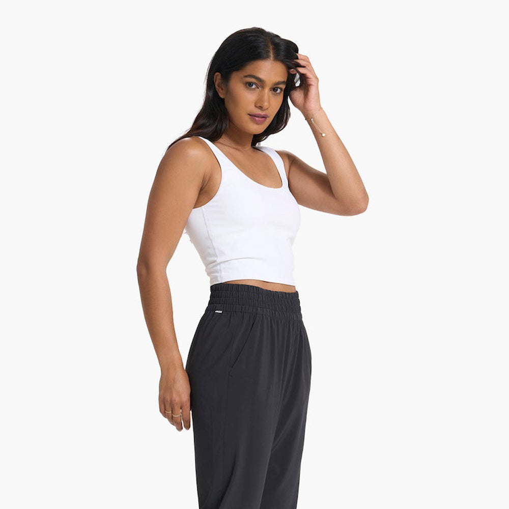 Vuori Daily Crop WHT-White M