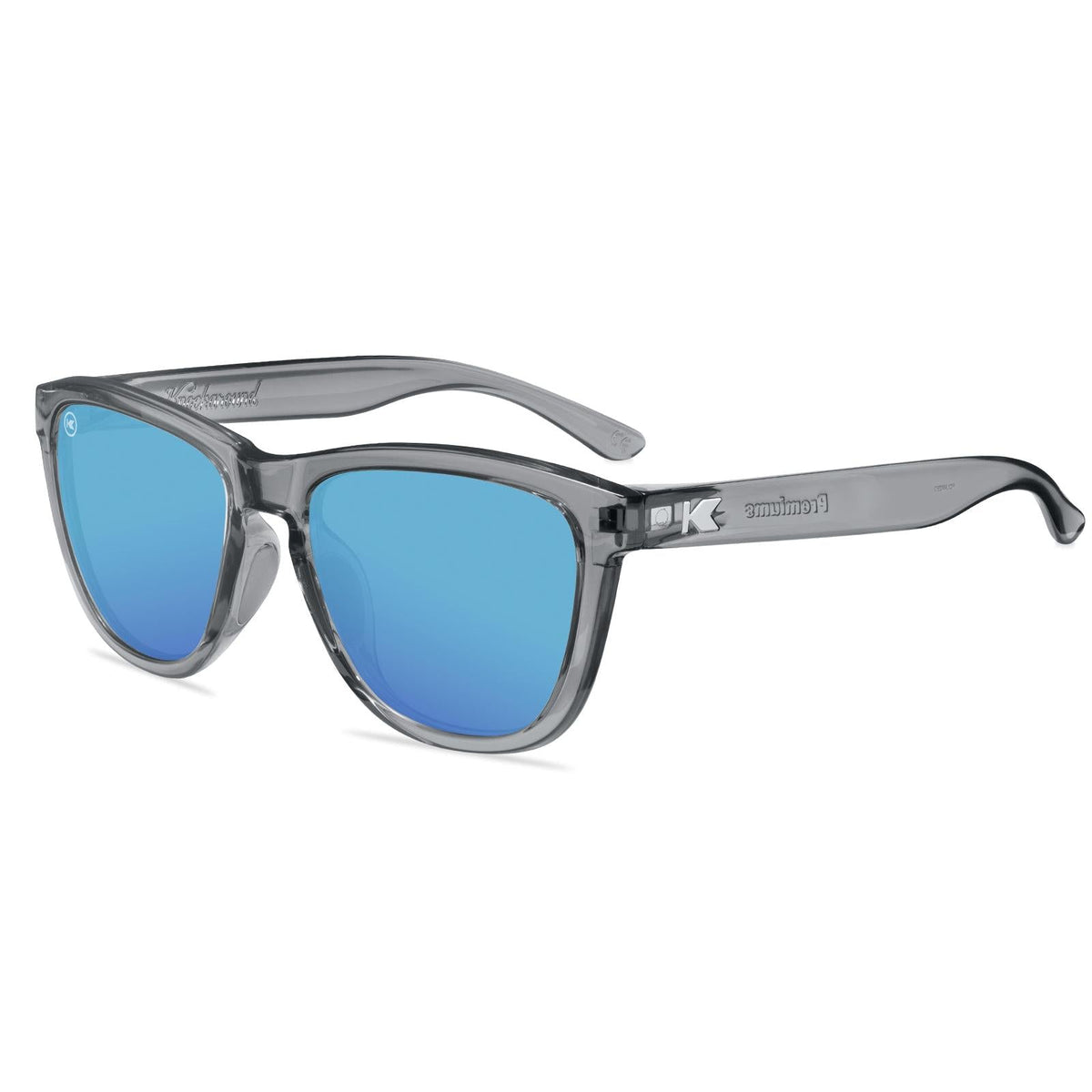 Knockaround Premiums Sport Sunglasses Clear Grey / Aqua O/S