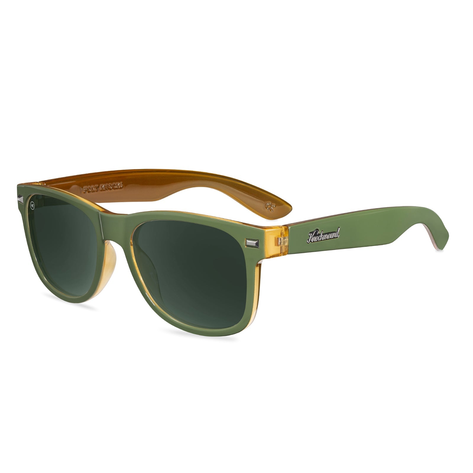 Knockaround Fort Knocks Polarized Sunglasses Black Gold