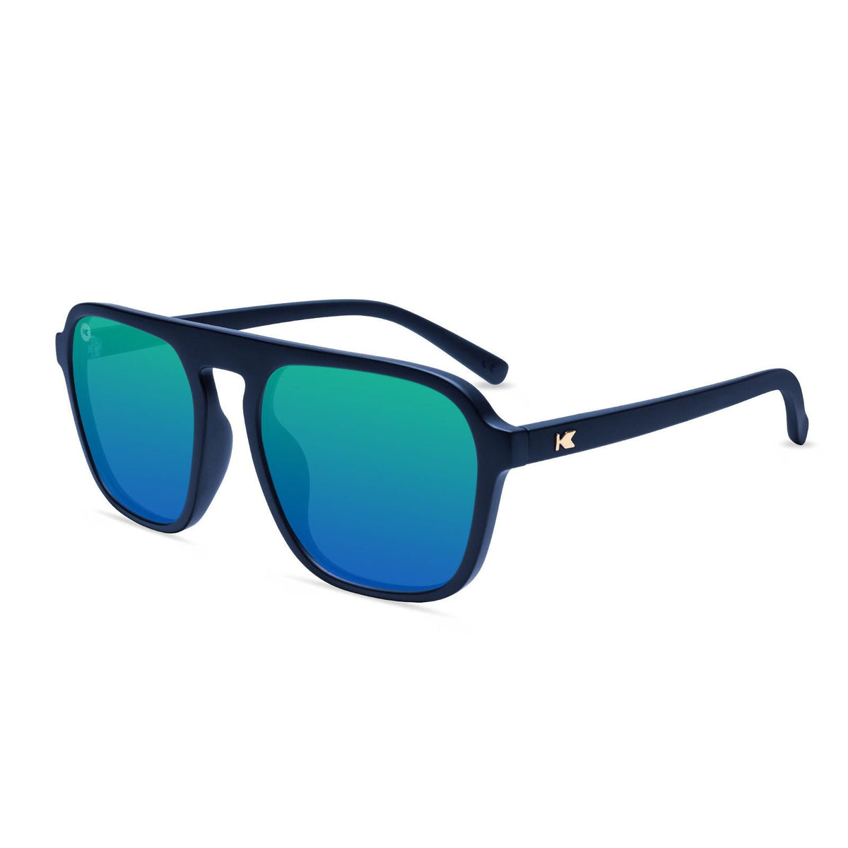 Knockaround Pacific Palisades Polarized Sunglasses RubberizedNavyRider