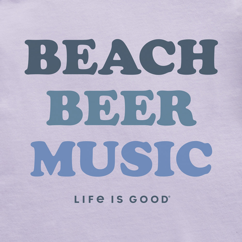 Life is Good Beach Beer Music LILPUR M