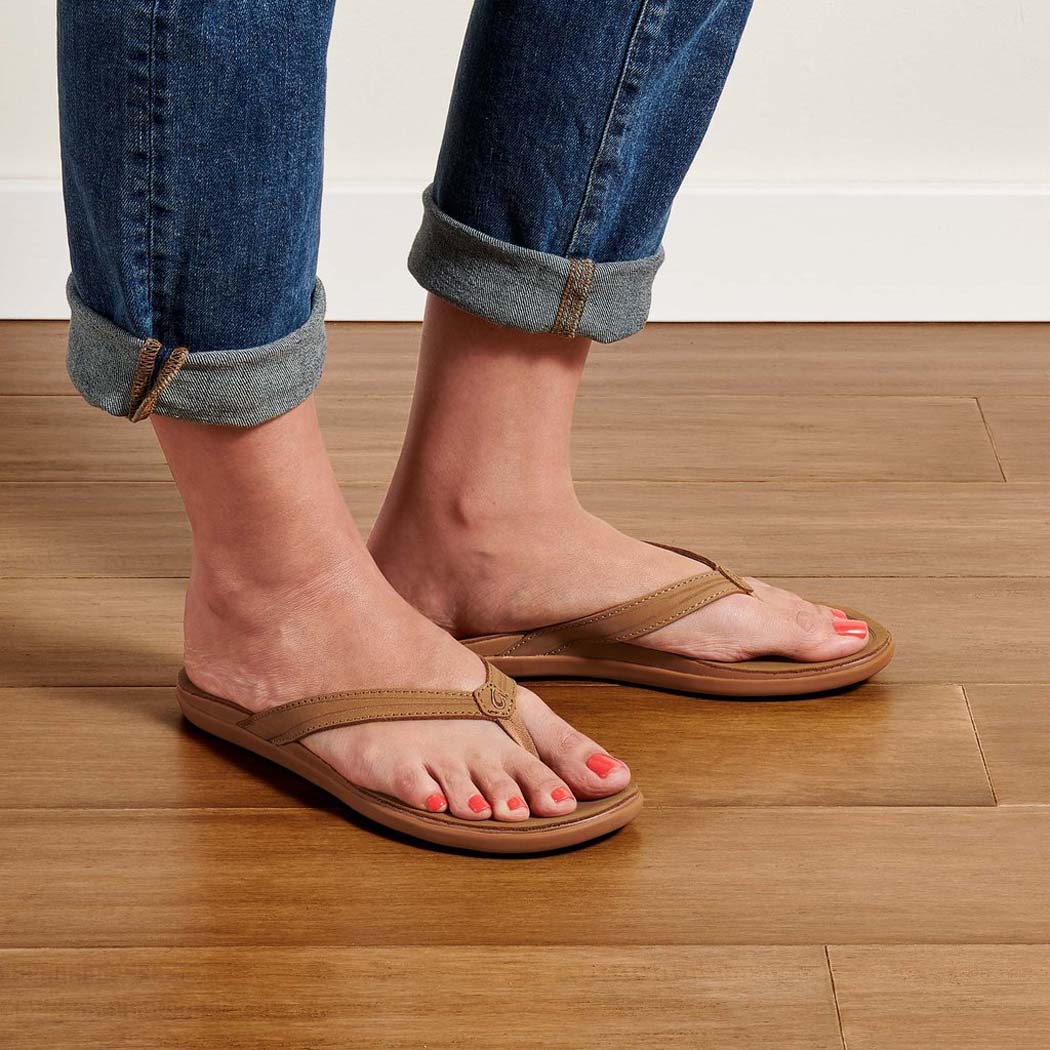 Olukai Aukai Womens Sandal 3434-Tan-Tan 6