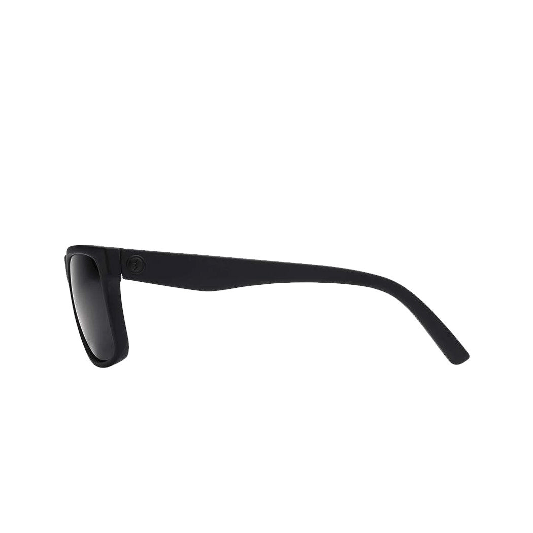 Electric Swingarm Polarized Sunglasses Matte-Black Ohm-Grey Square