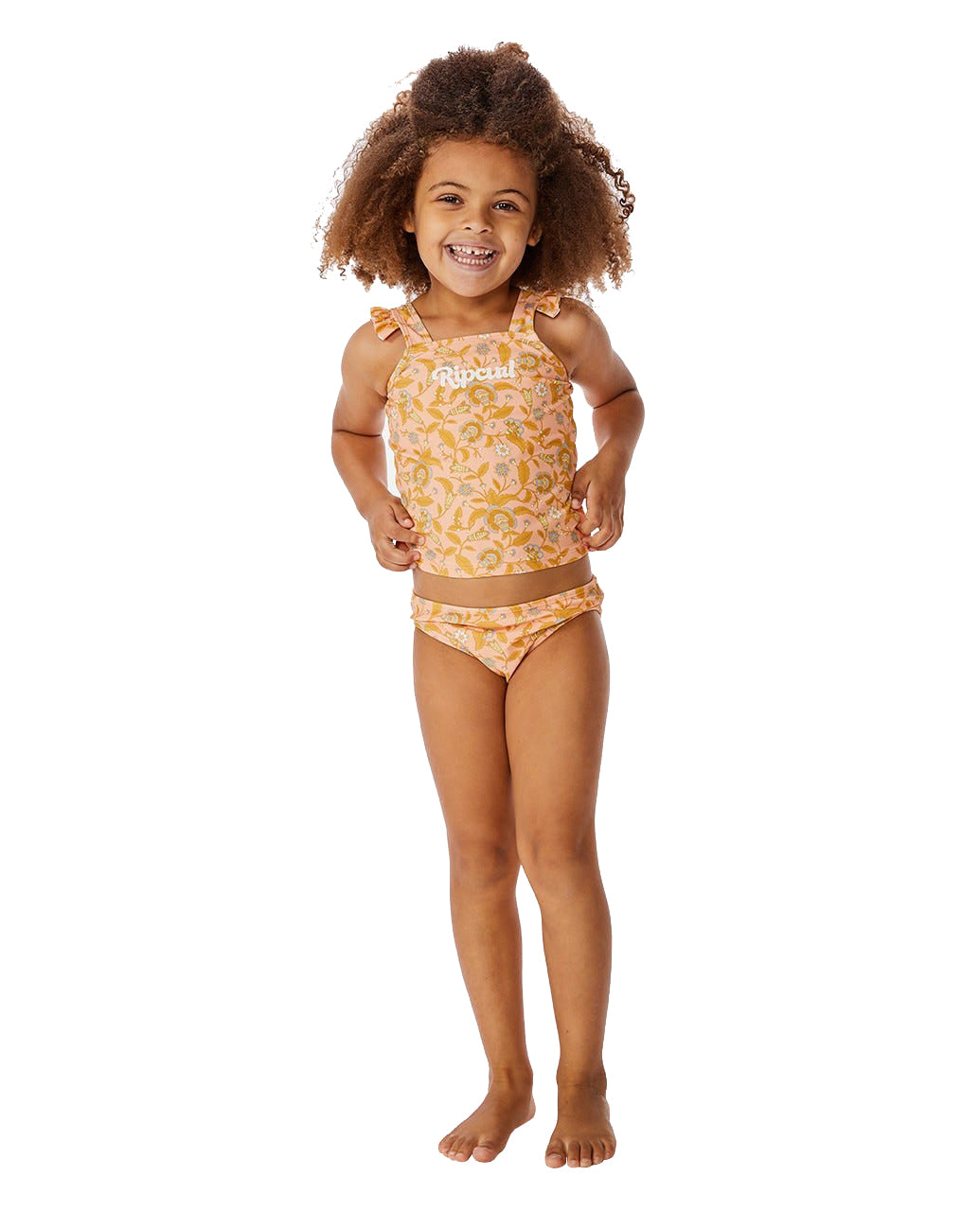 Rip Curl Dreamer Tankini 0165-Peach 7-8