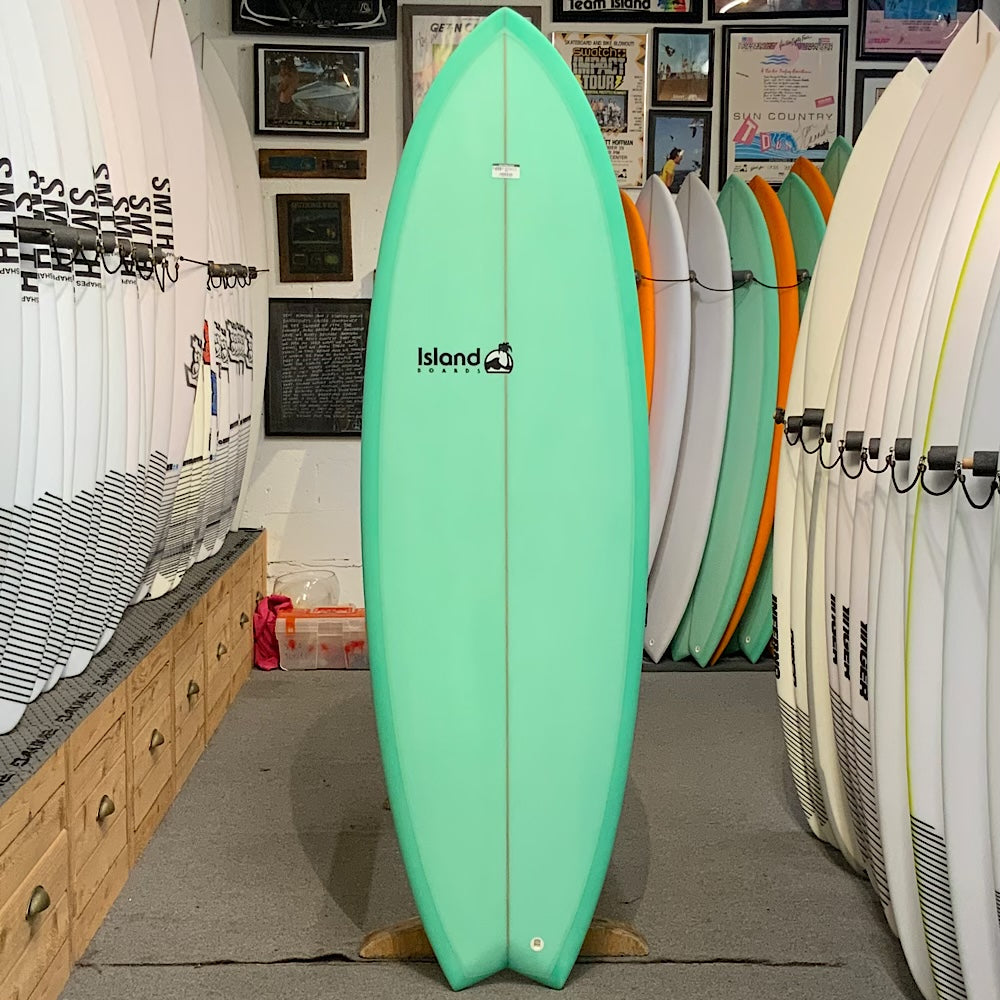 Island Boards Fish Coke Bottle Green 6ft0in