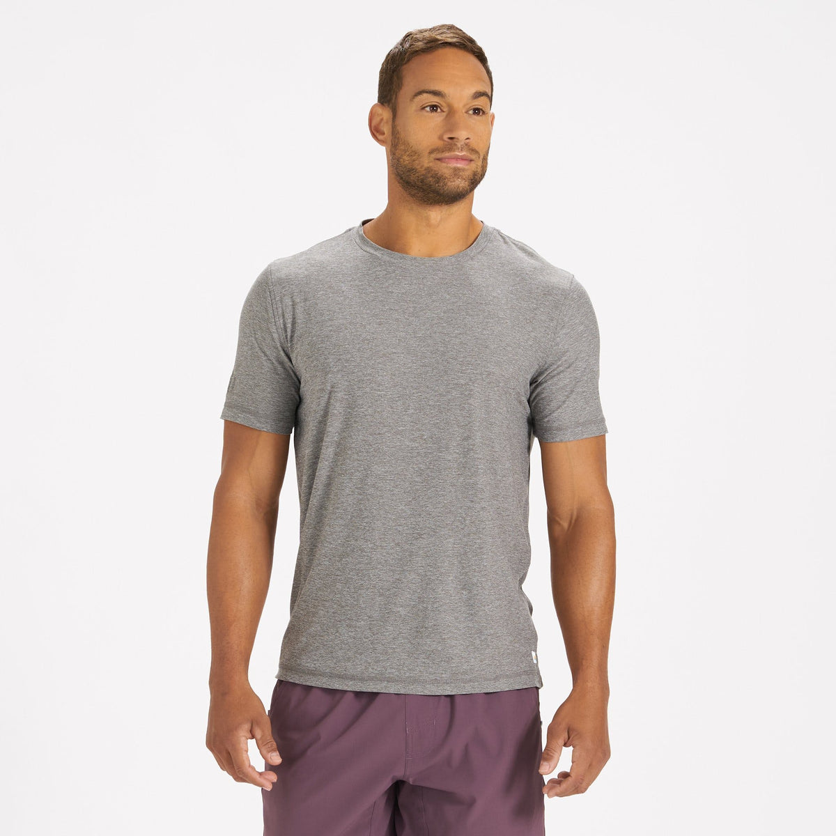 Vuori Strato SS Tech Tee HTG-HeatherGrey L
