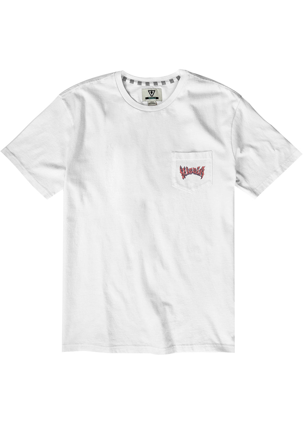 Vissla Swelligans SS PKT Tee WHT M